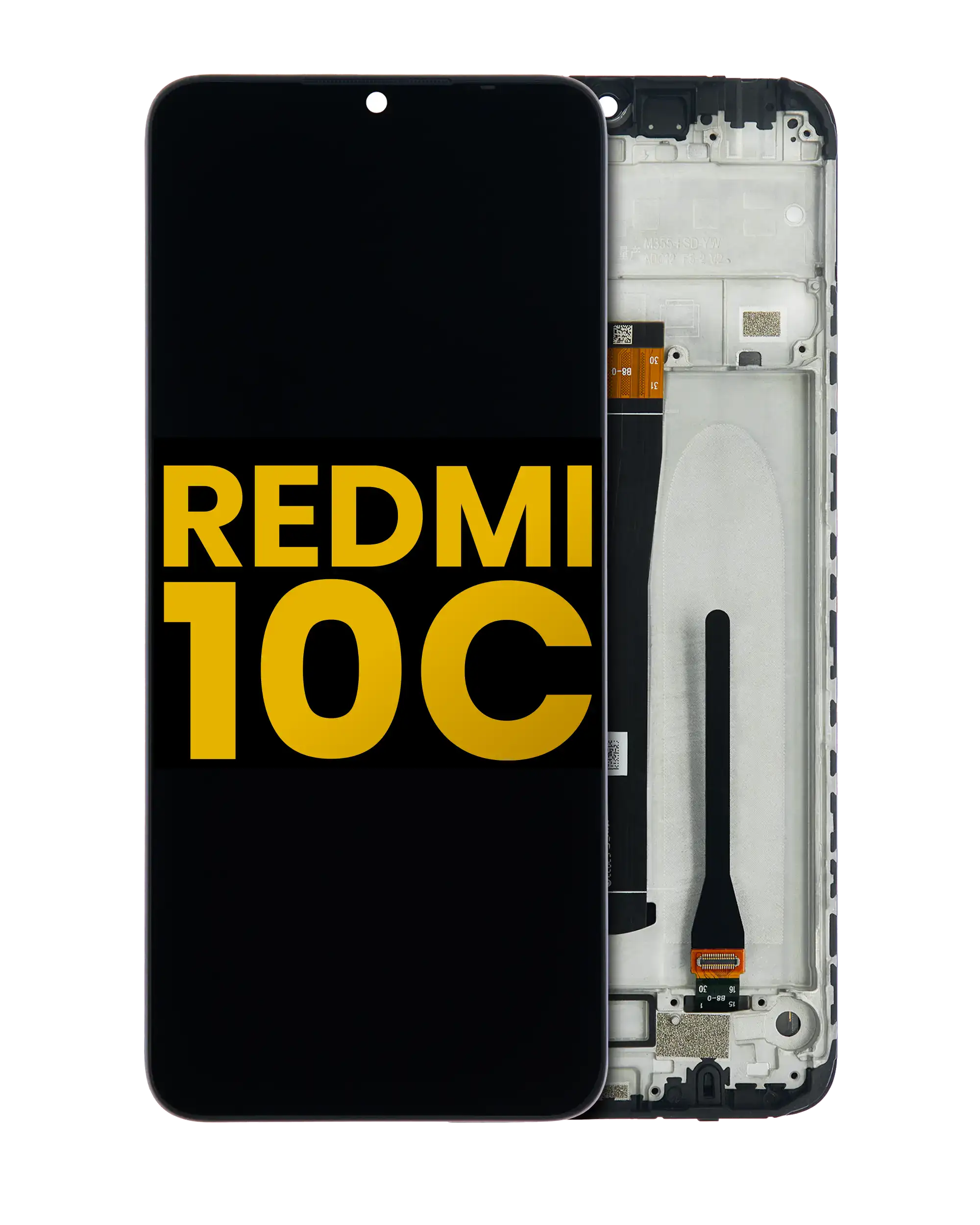LCD Assembly With Frame For Xiaomi Redmi 10C (Refurbished) (All Colors)