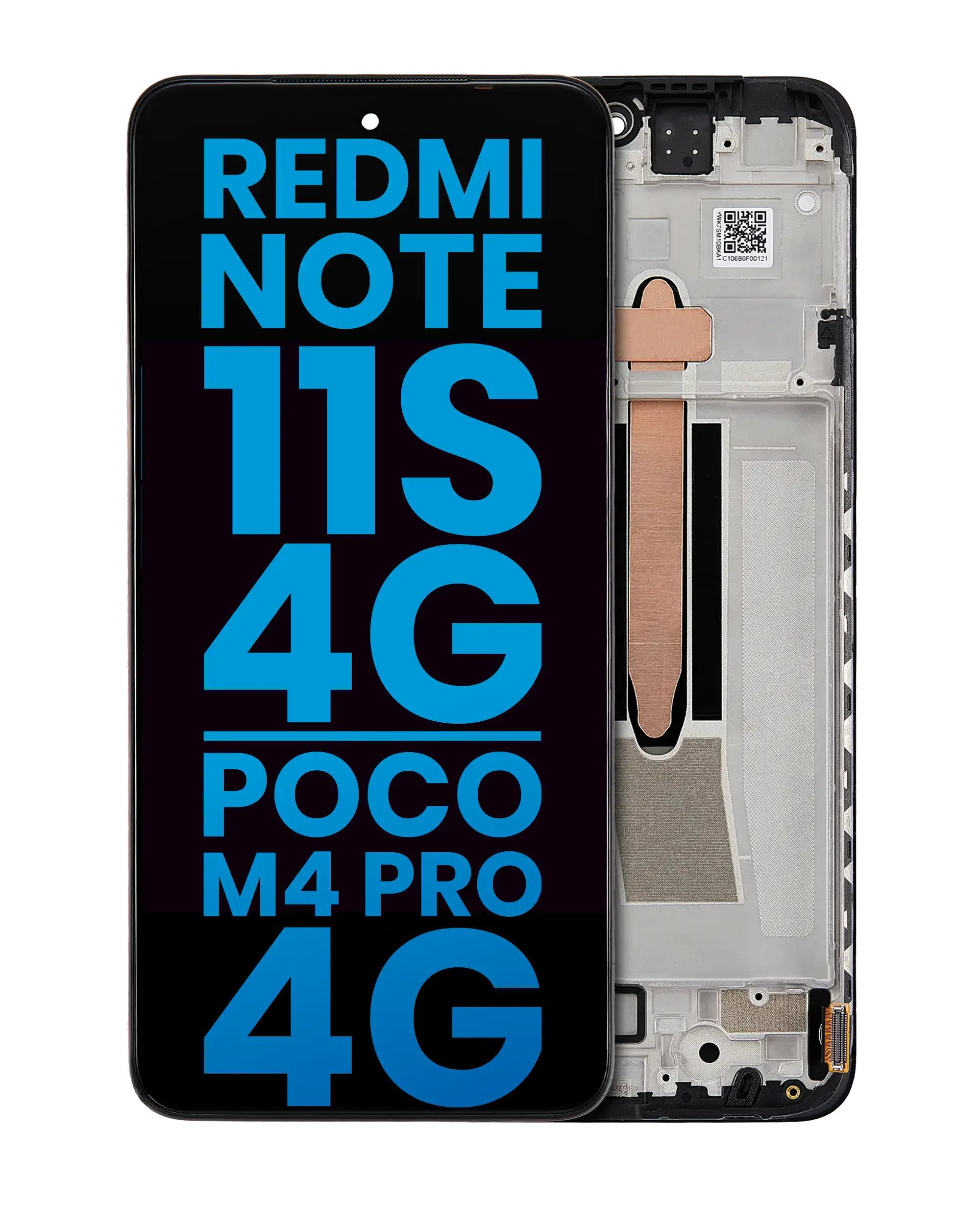 LCD Assembly With Frame For Xiaomi Redmi Note 11S 4G / Poco M4 Pro 4G (Aftermarket: Incel) (All Colors)