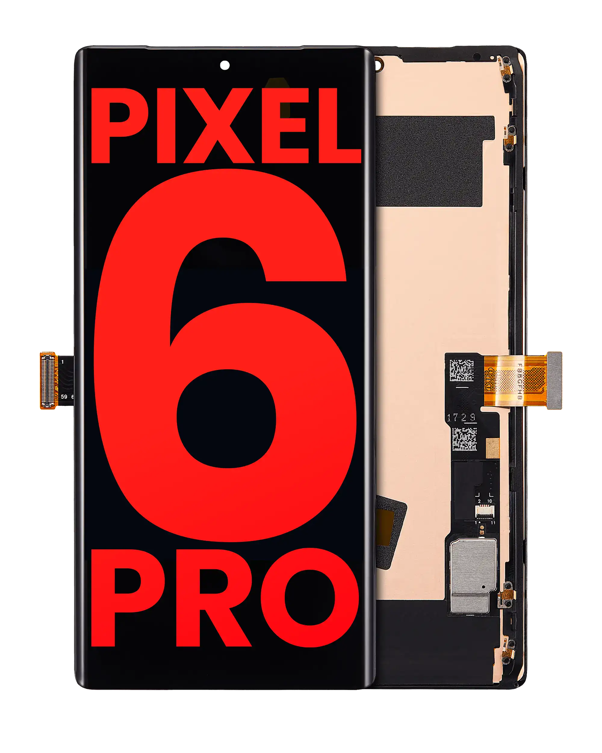 OLED Assembly With Frame (Without Fingerprint Sensor) For Google Pixel 6 Pro (Aftermarket Plus) (All Colors)