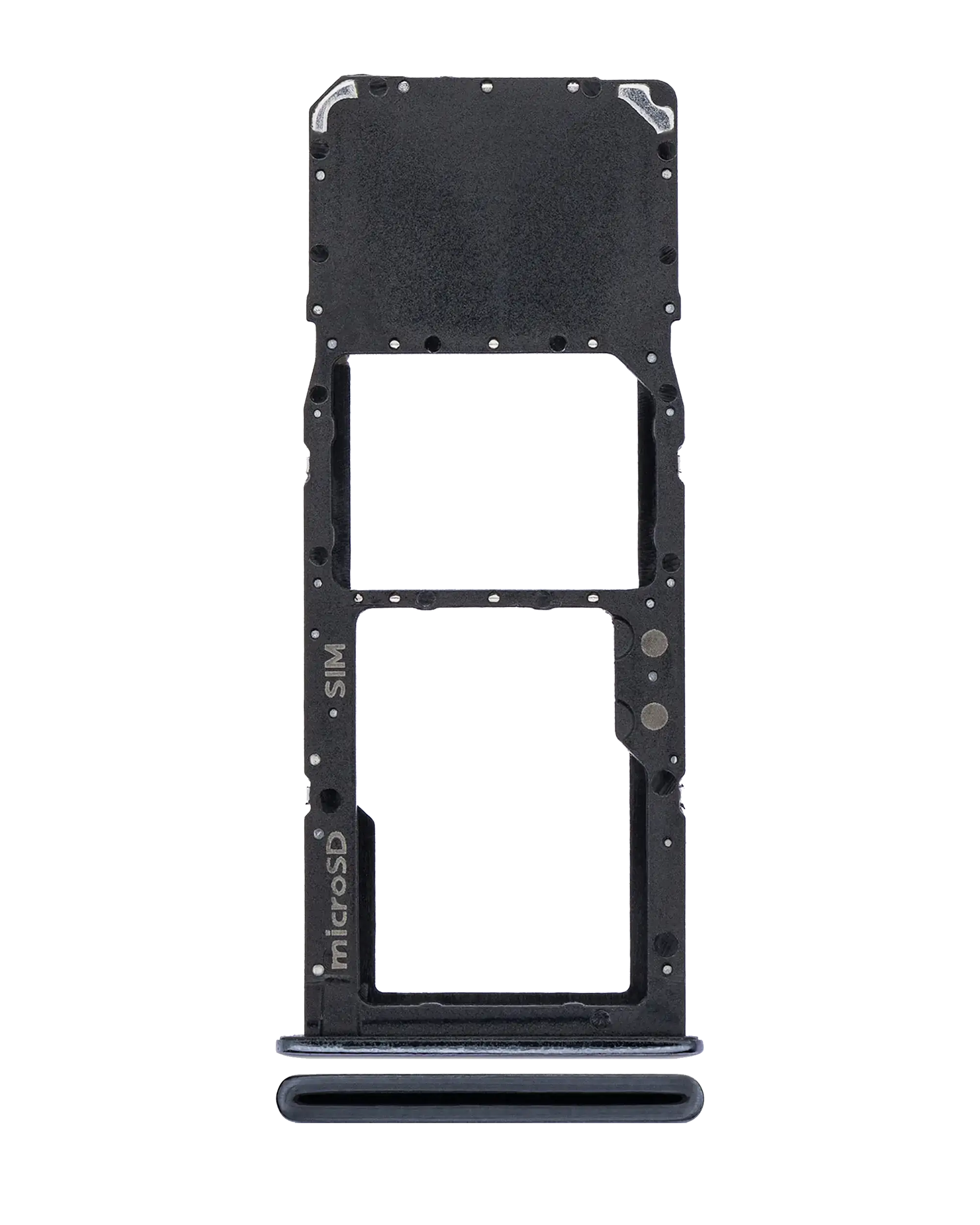 Single Sim Card Tray For Samsung Galaxy A51 4G (A515 / 2019) / A71 (A715 / 2020) (Prism Crush Black)