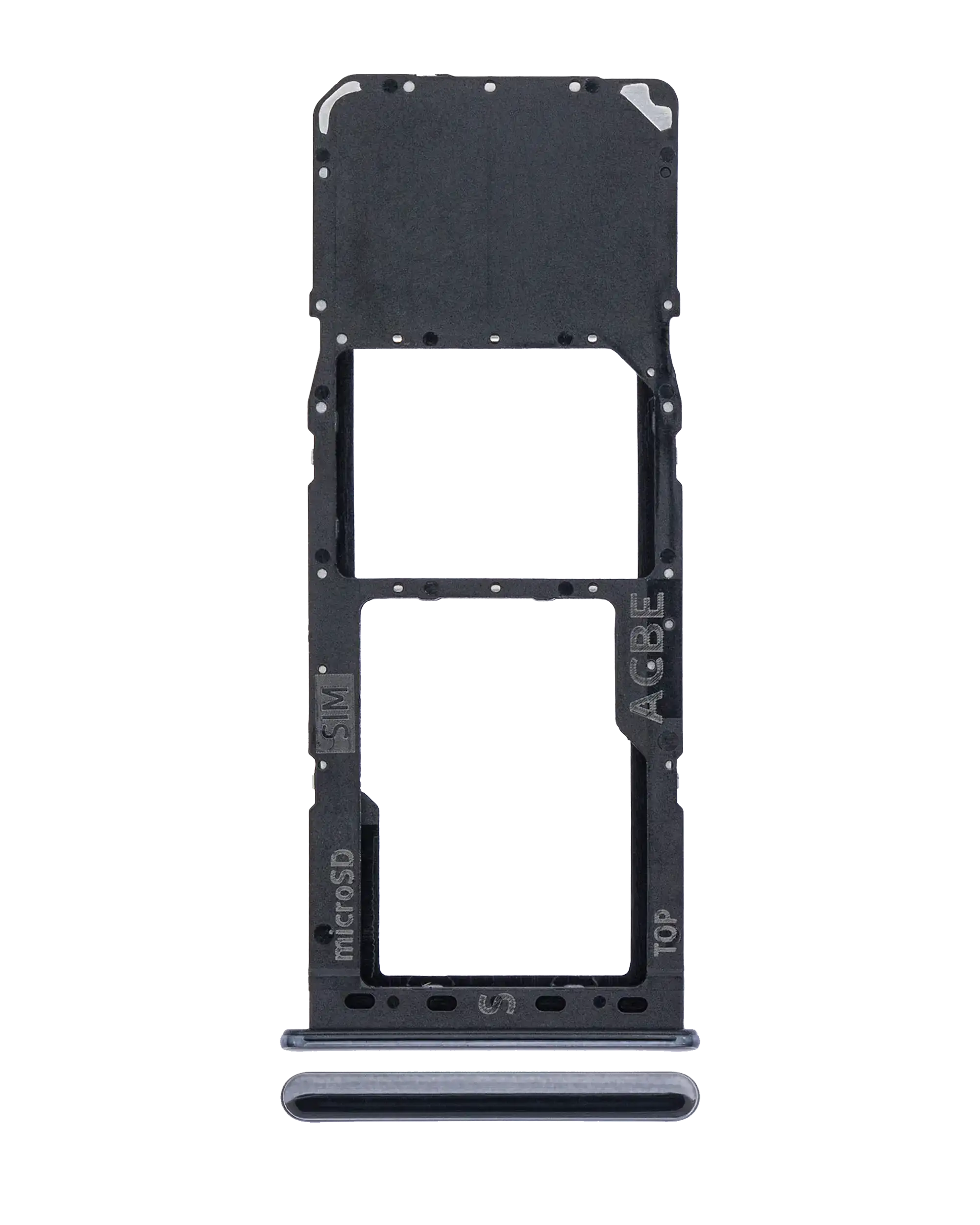 Single Sim Card Tray For Samsung Galaxy A32 (A325 / 2021) (Awesome Black)