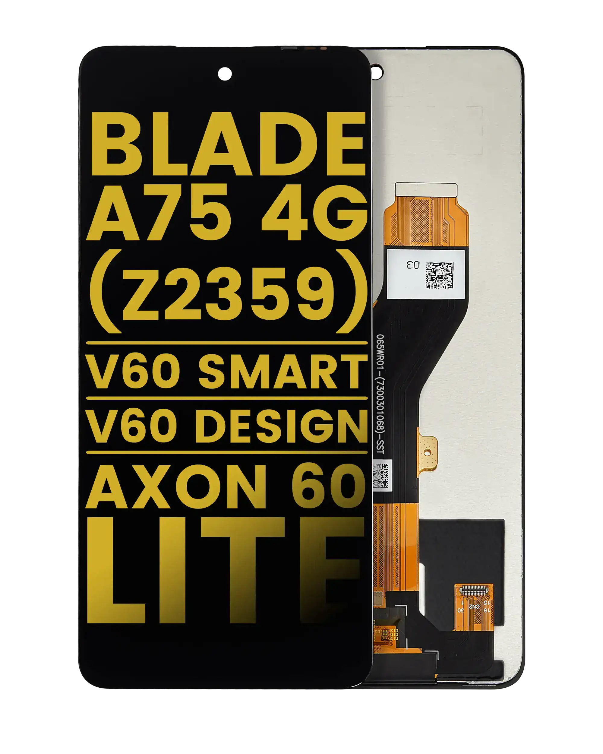 LCD Assembly Without Frame For ZTE Blade A75 4G (Z2359) / ZTE Blade V60 Design / ZTE Blade V60 Vita / Nubia V60 Design (Refurbished) (All Colors)