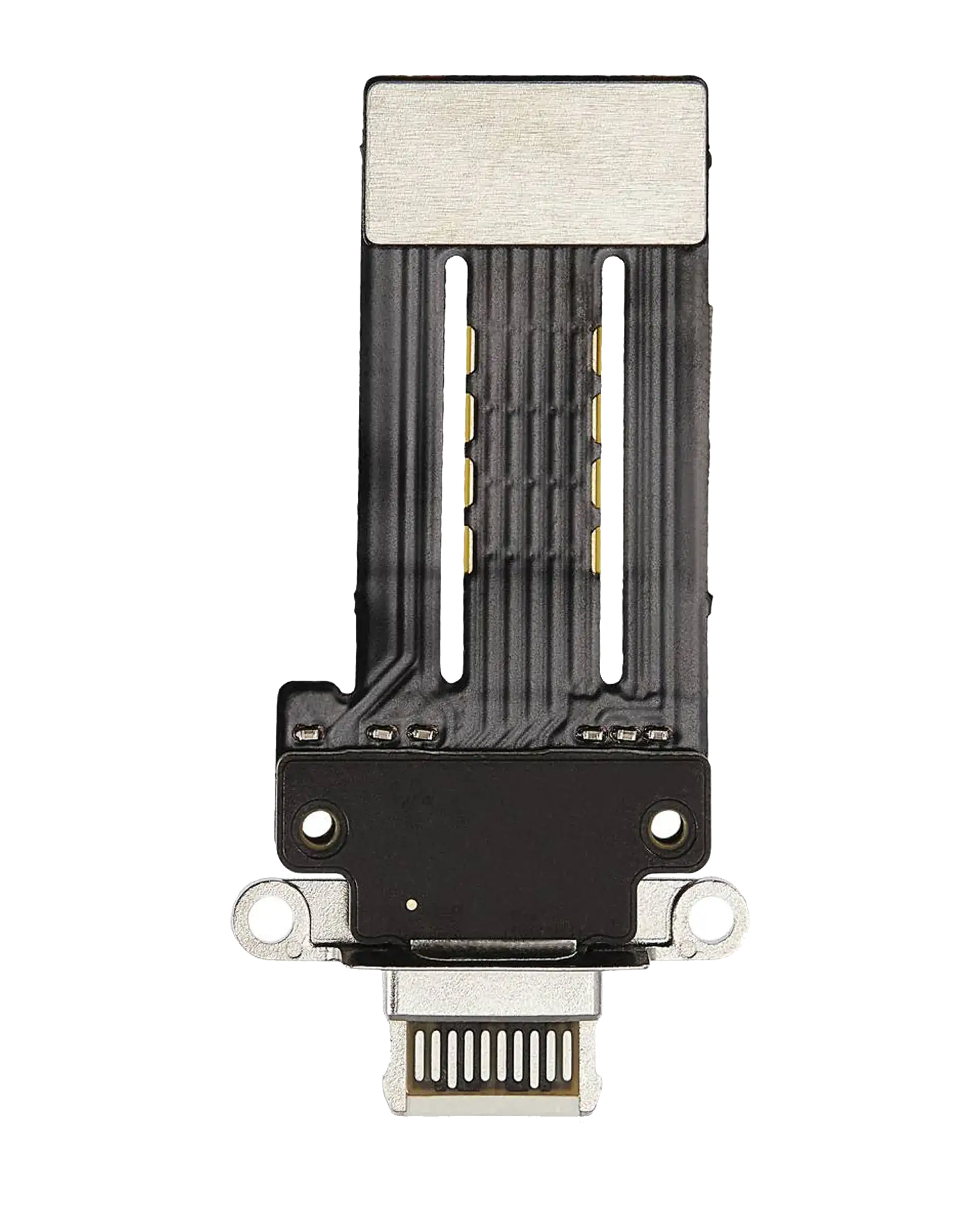 Charging Port Flex Cable For iPad Pro 11" 3rd Gen (2021) / Pro 11" 4th Gen (2022) / iPad Pro 12.9" 5th Gen (2021) / Pro 12.9" 6th Gen (2022) (Silver) (Aftermarket Plus)