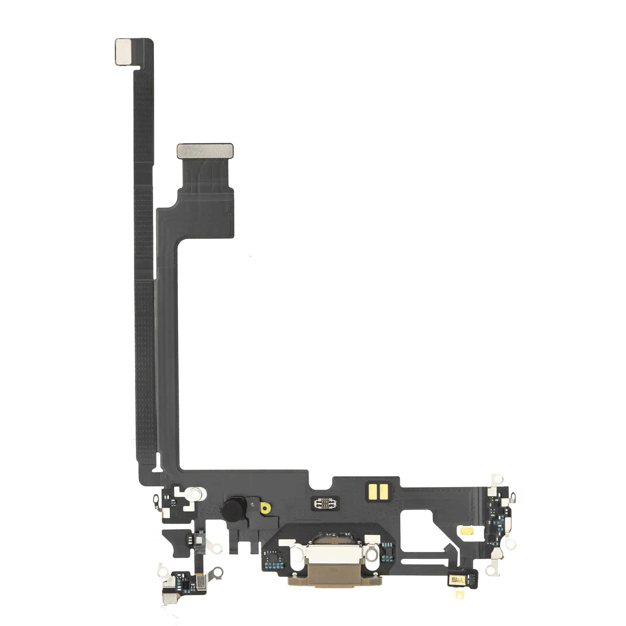 Charging Port Flex Cable For iPhone 12 Pro Max (Used OEM Pull) (Gold)