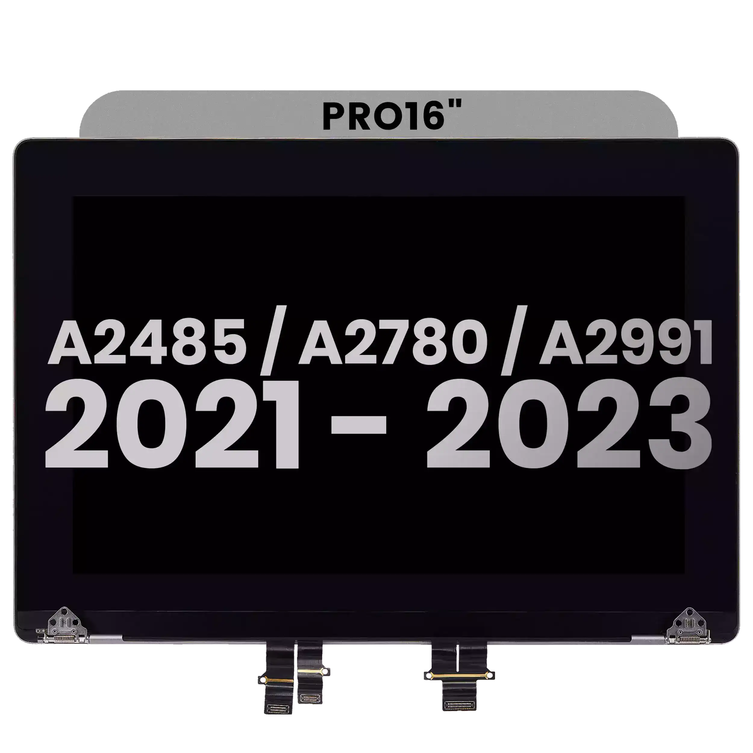 Complete LCD Display Assembly For MacBook Pro 16" A2485 (2021)  Pro /  Max / A2780 (2023)  (Used OEM Pull: Grade A) (Space Gray)