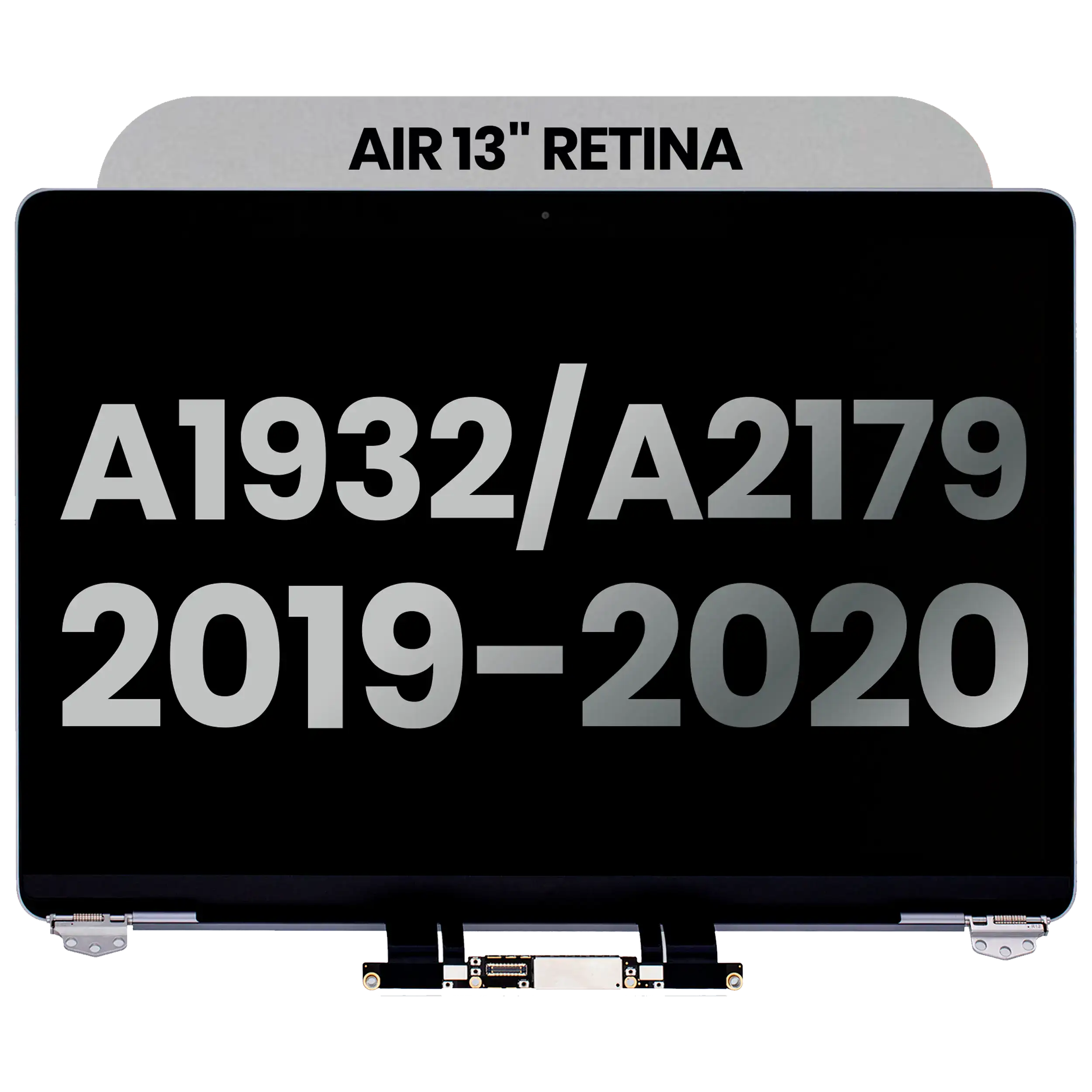 Complete LCD Display Assembly For MacBook Air 13" A1932 (2019) / A2179 (2020) (Used OEM Pull: Grade B) (Space Gray)