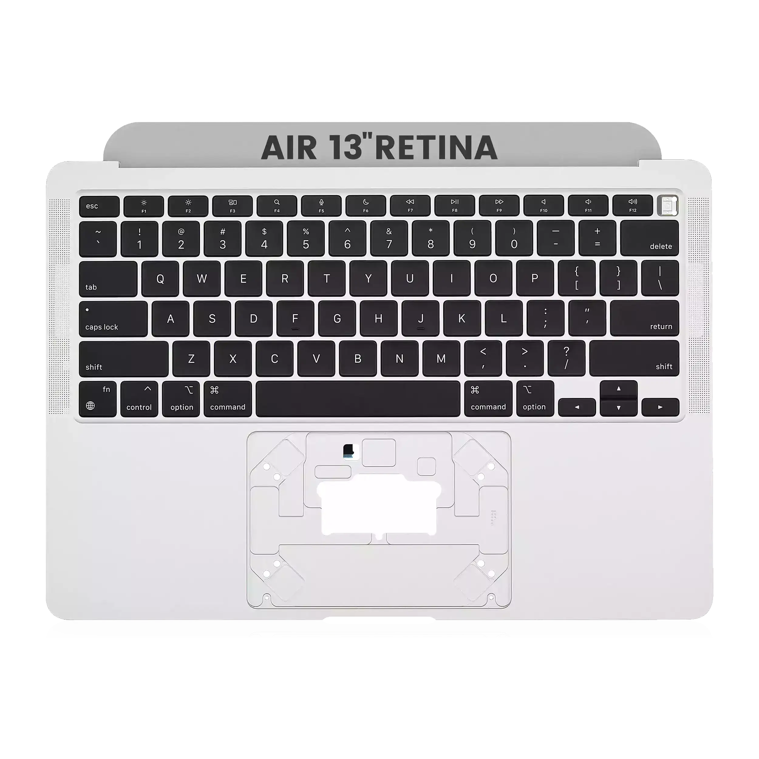 Top Case With Keyboard For MacBook Air 13" A2337 (2020)  (Used OEM Pull: Grade New) (US Keyboard) (Silver)