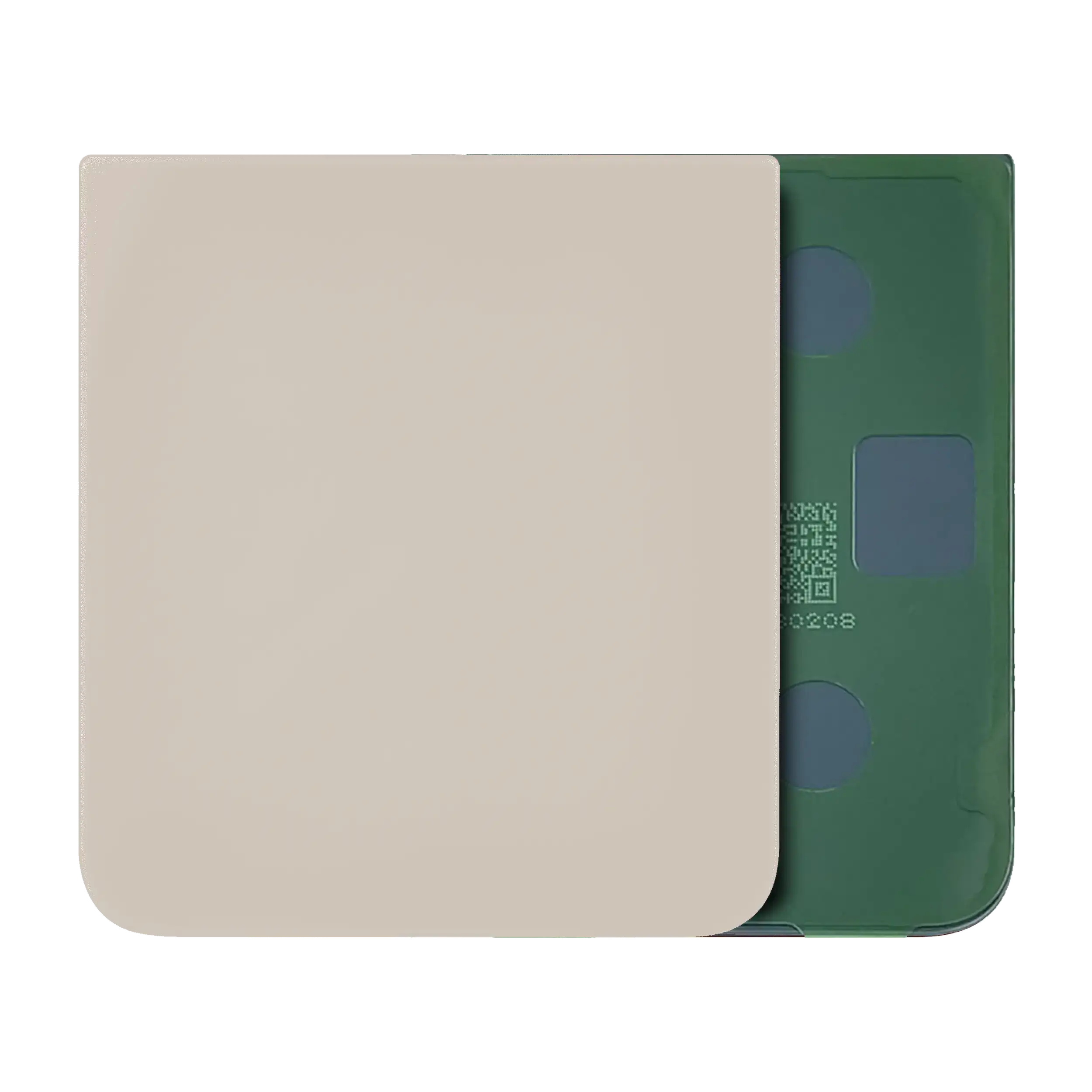Bottom Back Cover Glass For Samsung Galaxy Z Flip 5 (Service Pack) (Cream)