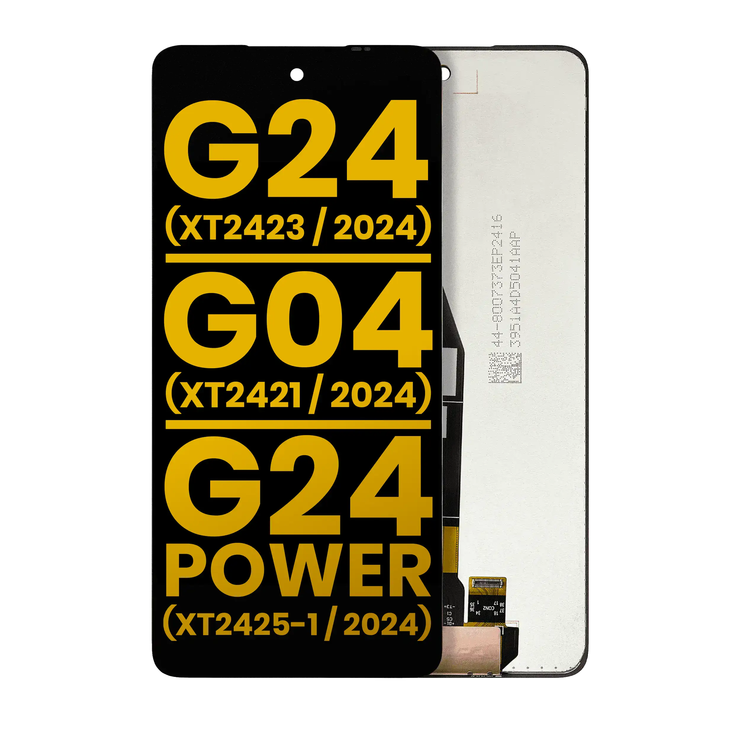 LCD Assembly Without Frame For Motorola Moto G24 (XT2423 / 2024) / G04 (XT2421 / 2024) / G24 Power (XT2425-1 / 2024) (Refurbished) (All Colors)