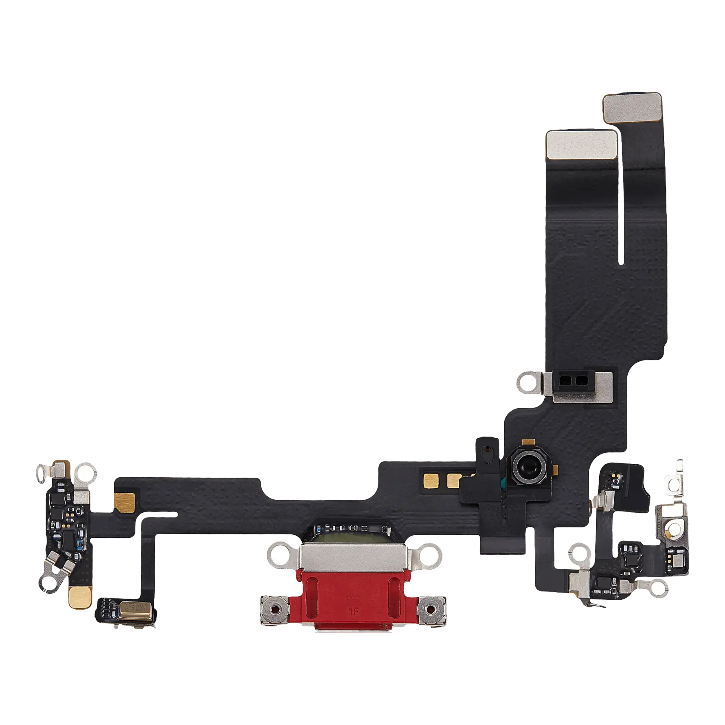 Charging Port Flex Cable For iPhone 14 (Used OEM Pull) (Red)