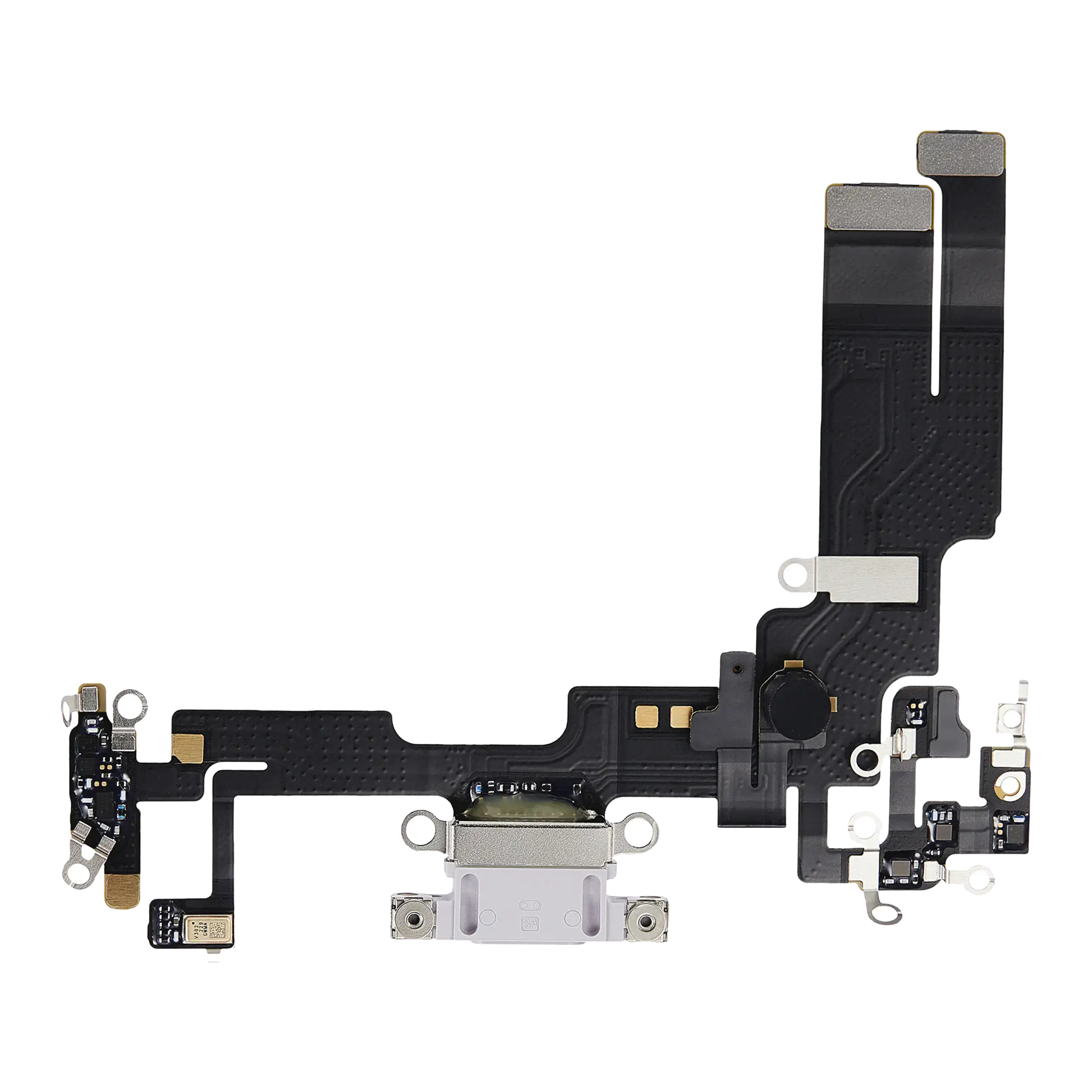 Charging Port Flex Cable For iPhone 14 (Used OEM Pull) (Purple)