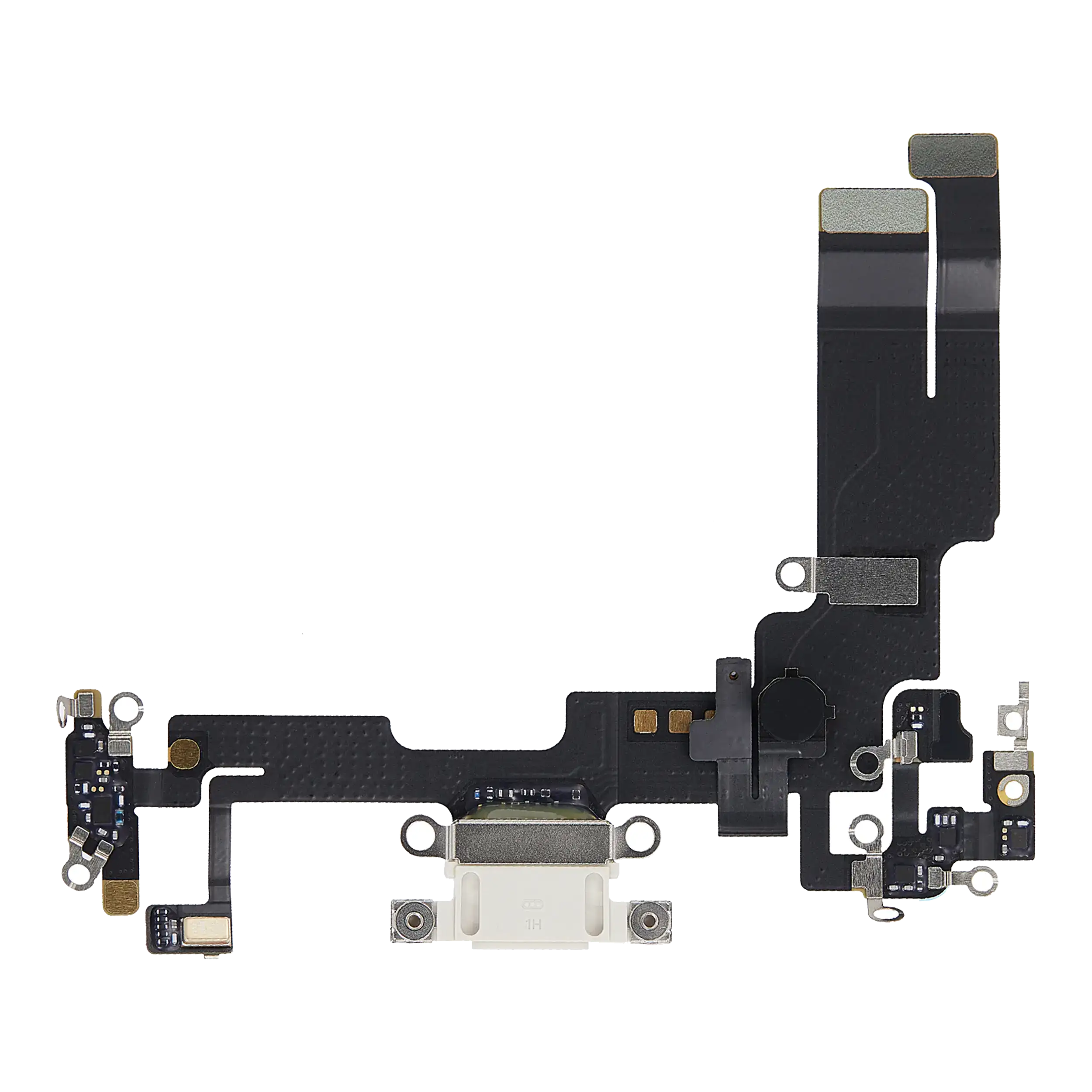 Charging Port Flex Cable For iPhone 14 (Used OEM Pull) (Starlight)