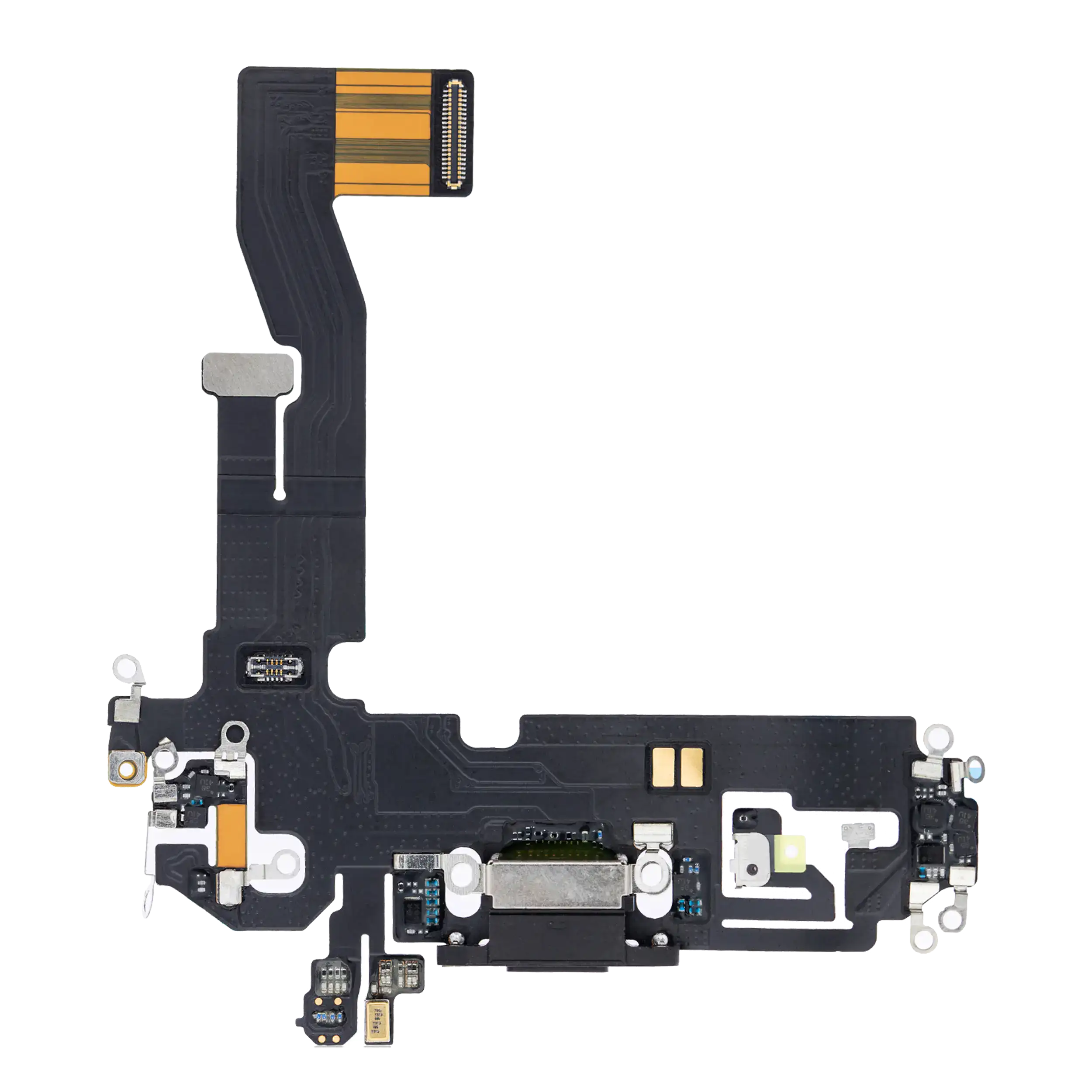 Charging Port Flex Cable For iPhone 12 / 12 Pro (Aftermarket Plus) (Graphite)
