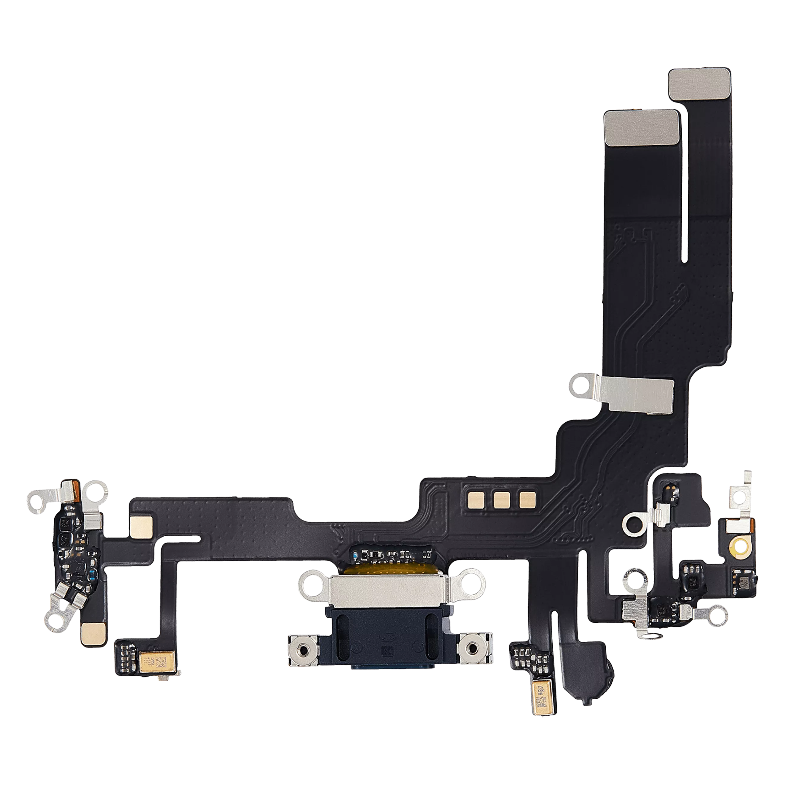 Charging Port Flex Cable For iPhone 14 (Aftermarket Plus) (Midnight)