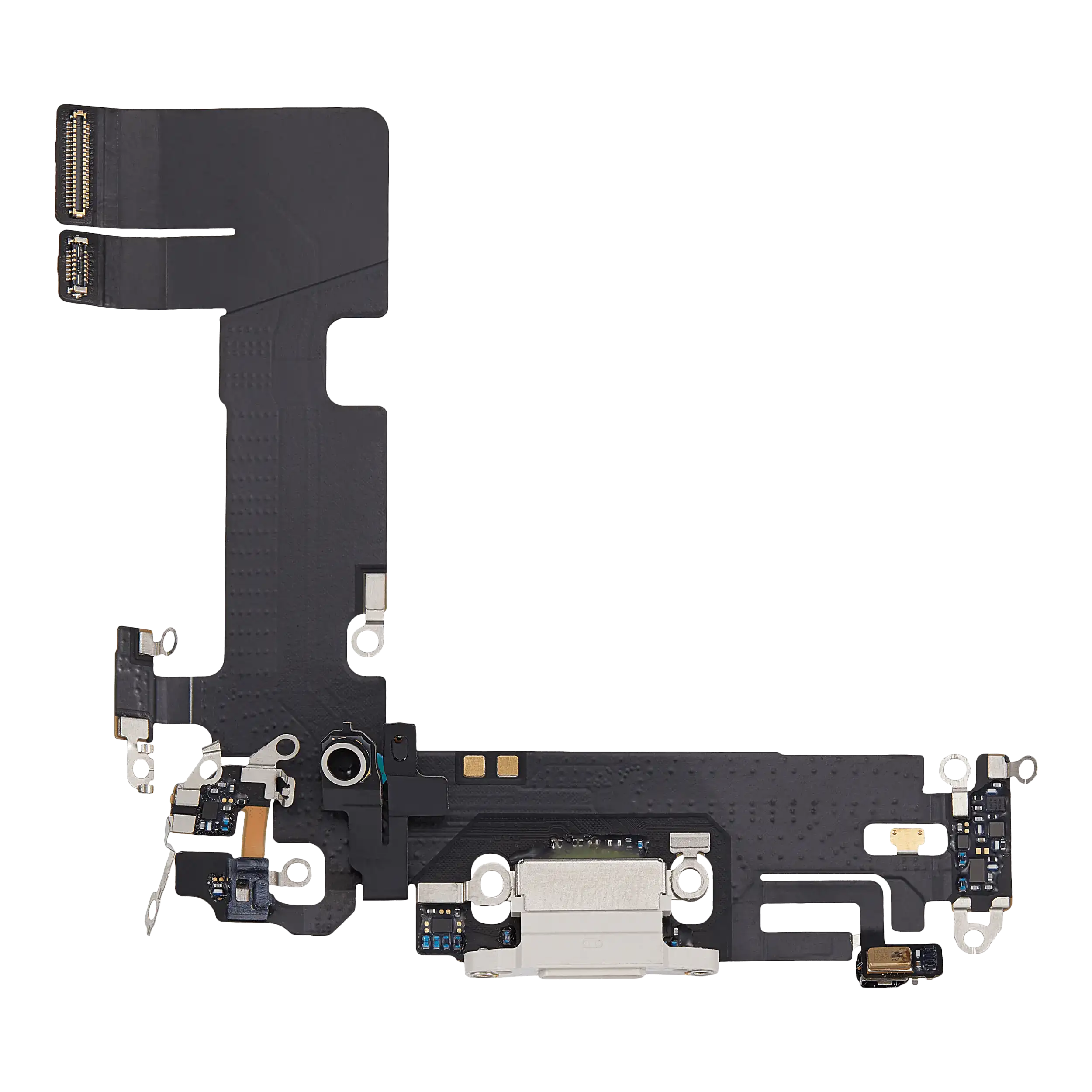 Charging Port Flex Cable For iPhone 13 (Used OEM Pull) (Starlight)