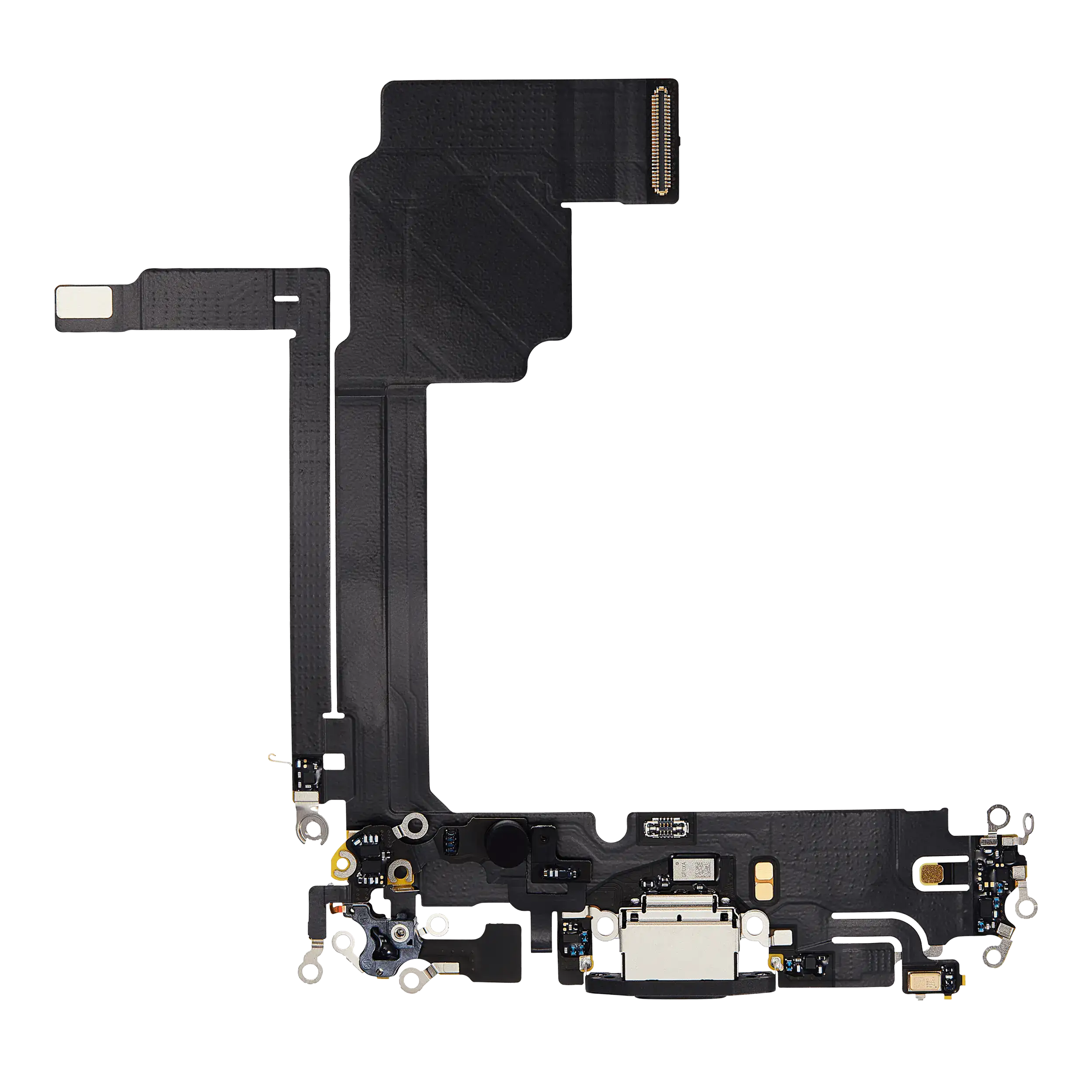 Charging Port Flex Cable For iPhone 15 Pro Max (Premium) (Black Titanium)