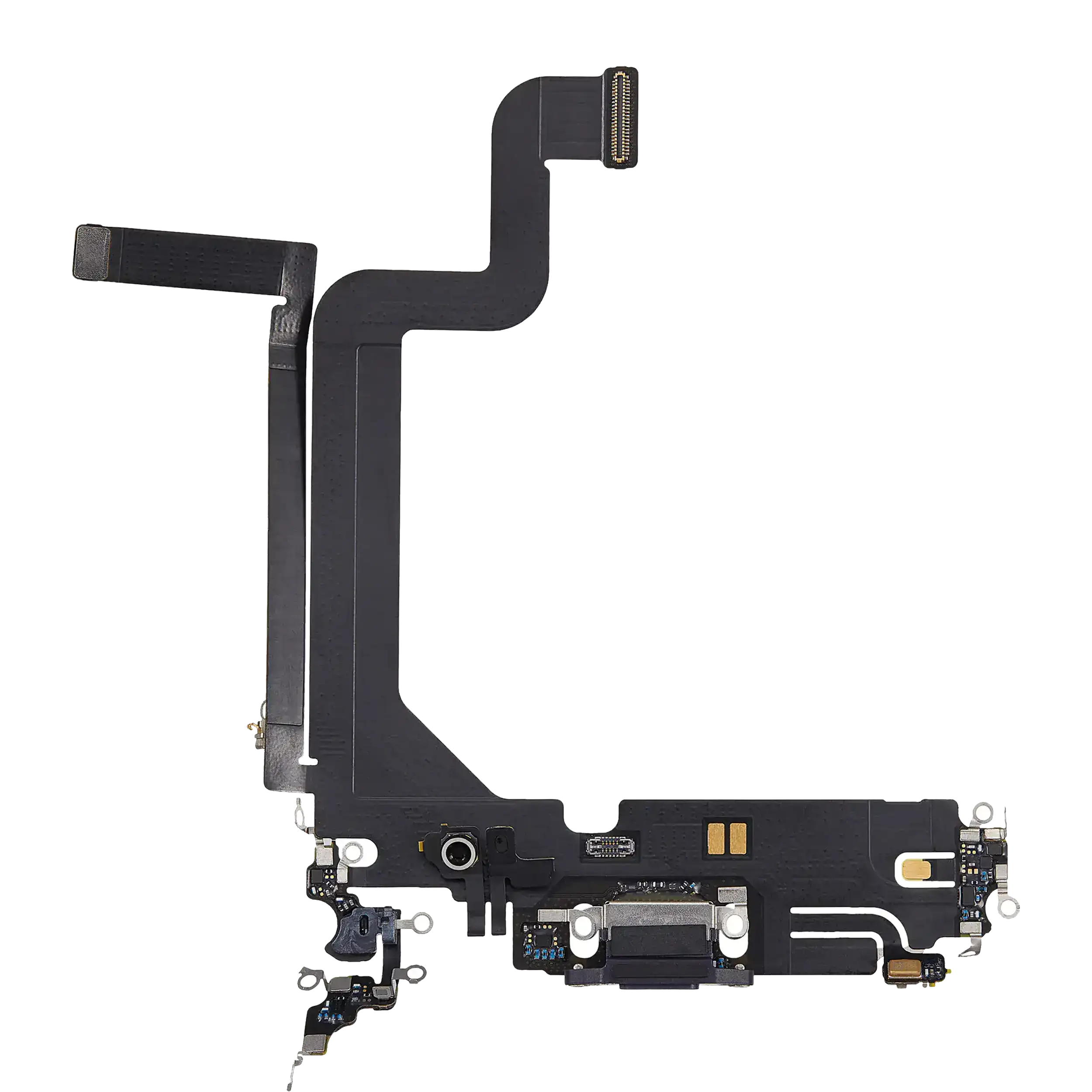 Charging Port Flex Cable For iPhone 14 Pro Max (Used OEM Pull) (Deep Purple)
