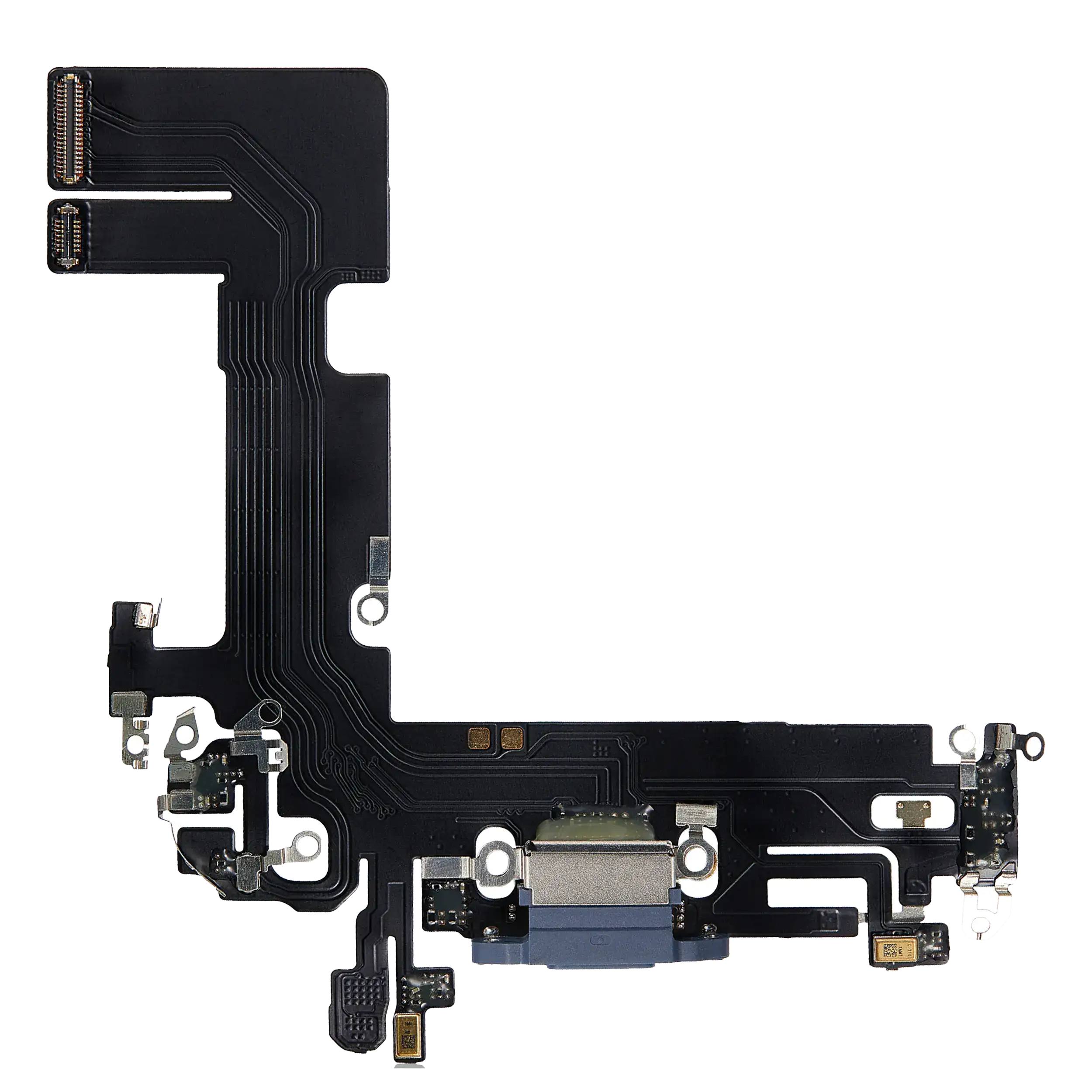 Charging Port Flex Cable For iPhone 13 (Aftermarket Plus) (Blue)