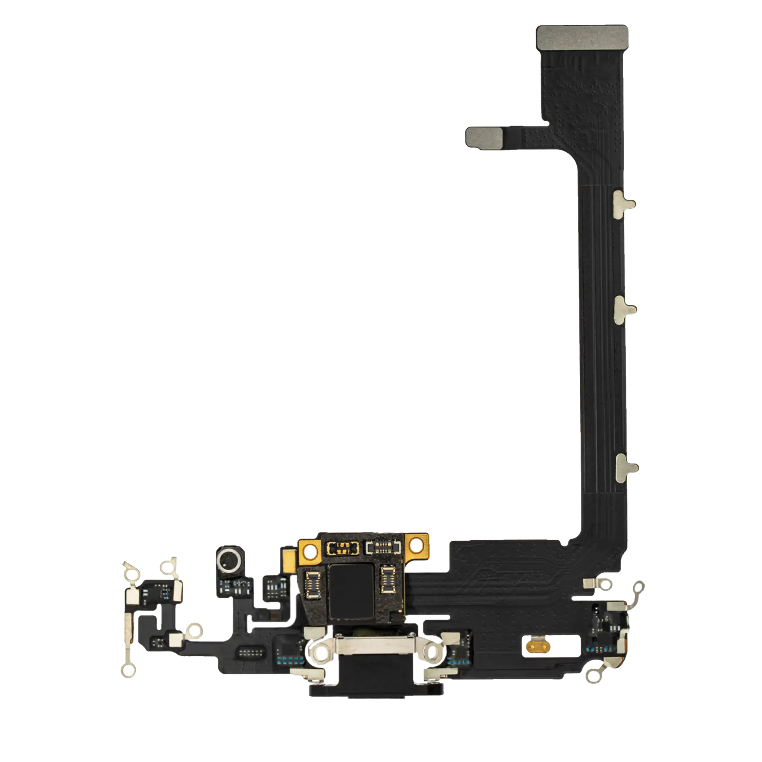 Charging Port Flex Cable With Board For iPhone 11 Pro Max (Aftermarket Plus) (Space Gray)