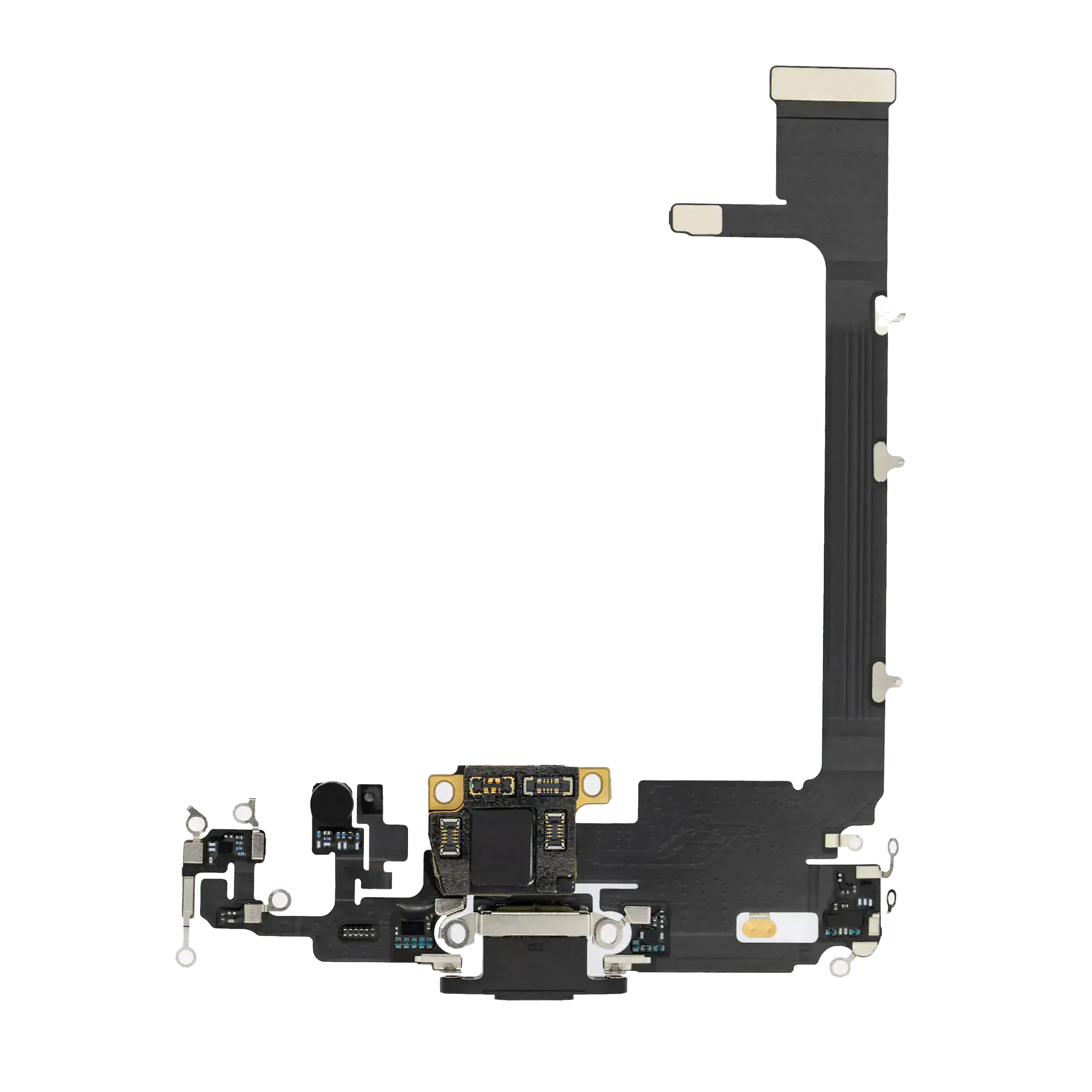 Charging Port Flex Cable With Board For iPhone 11 Pro Max (Premium) (Space Gray)