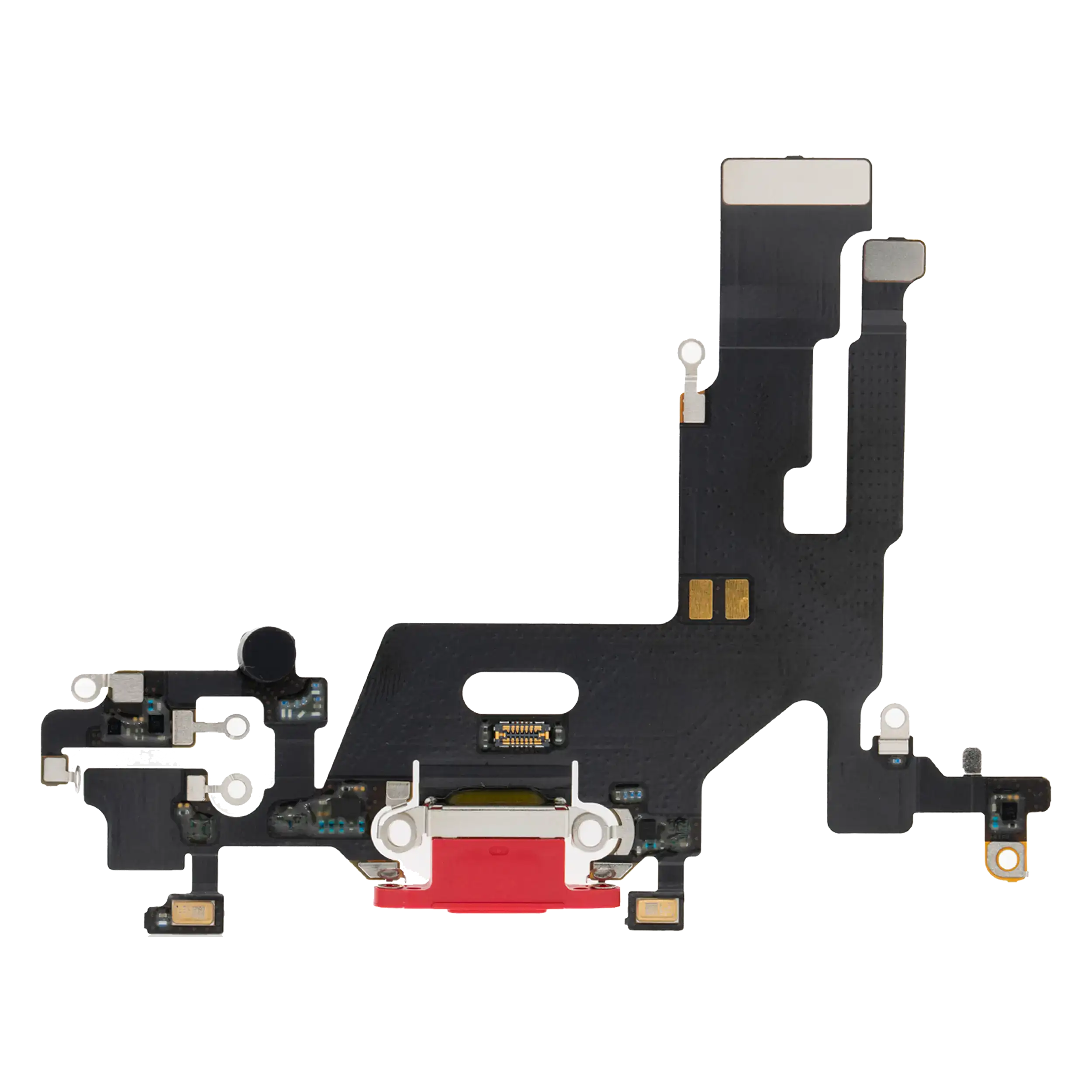 Charging Port Flex Cable For iPhone 11 (Premium) (Red)