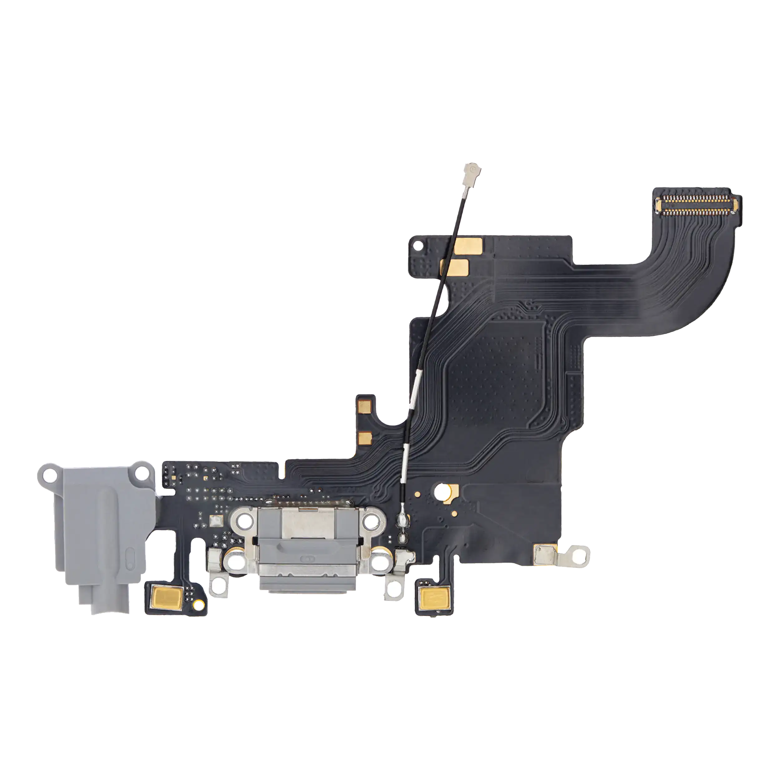 Charging Port Flex Cable For iPhone 6S (Aftermarket) (Space Gray)