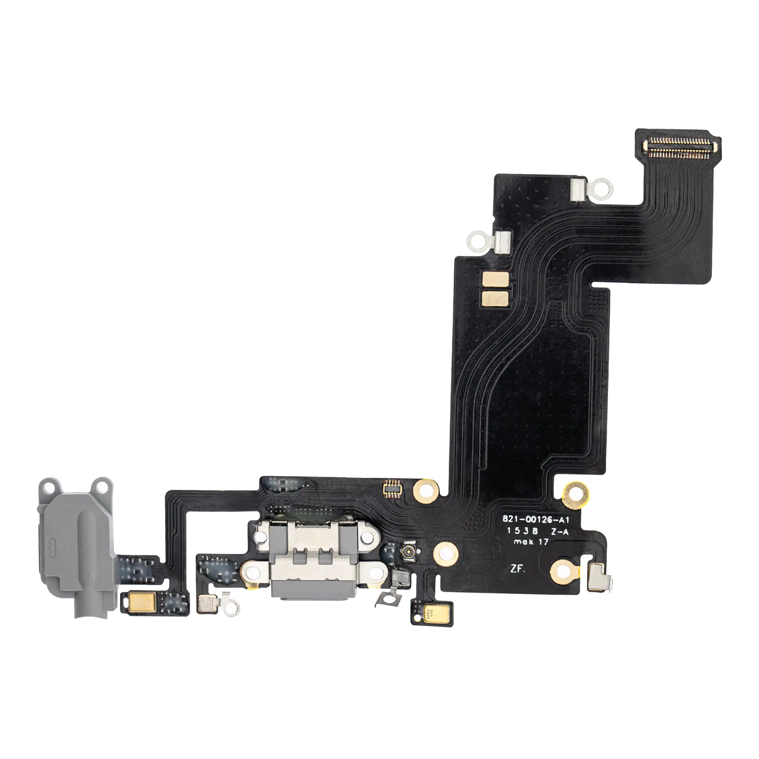 Charging Port Flex Cable For iPhone 6S Plus (Aftermarket) (Space Gray)