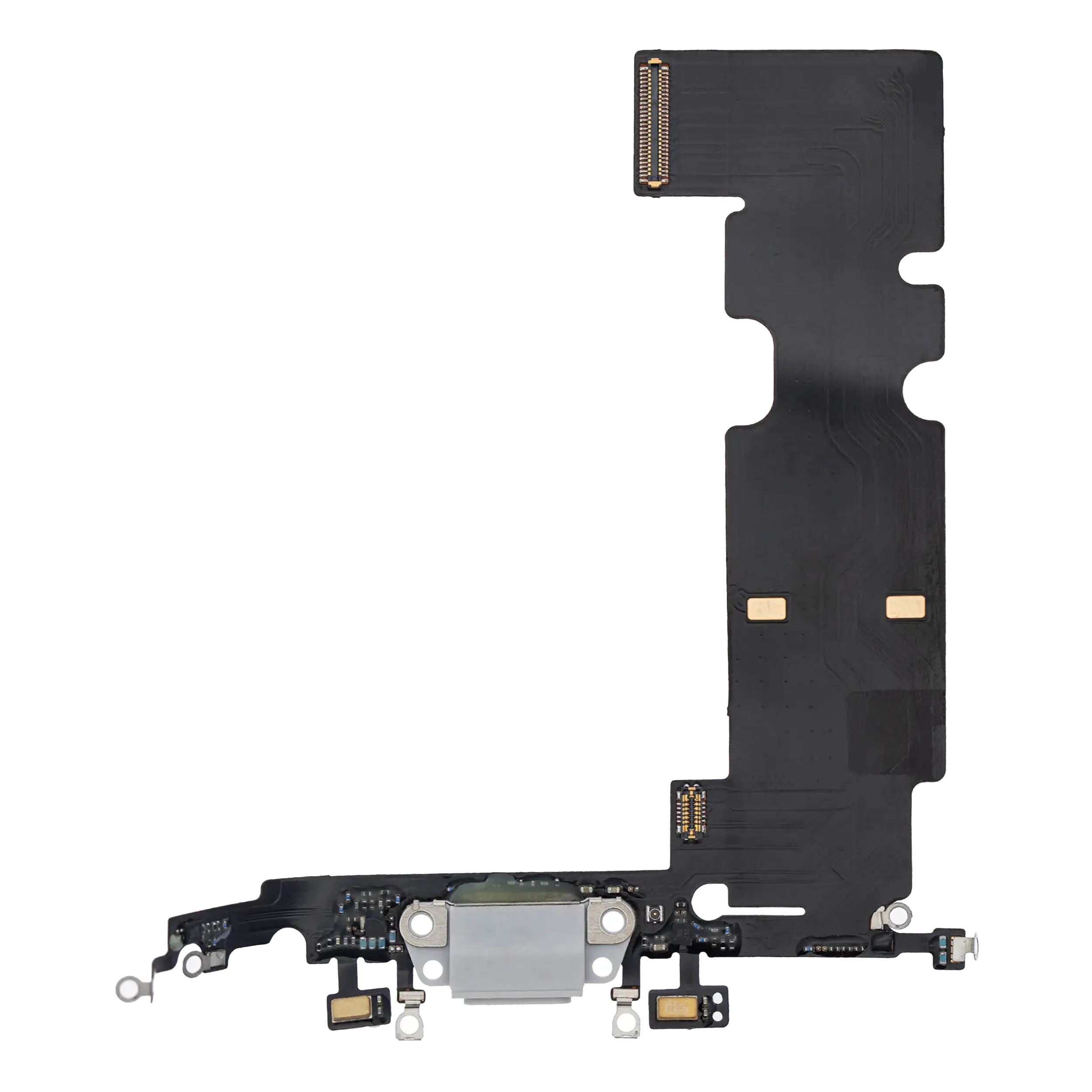 Charging Port Flex Cable For iPhone 8 Plus (Aftermarket) (Silver)