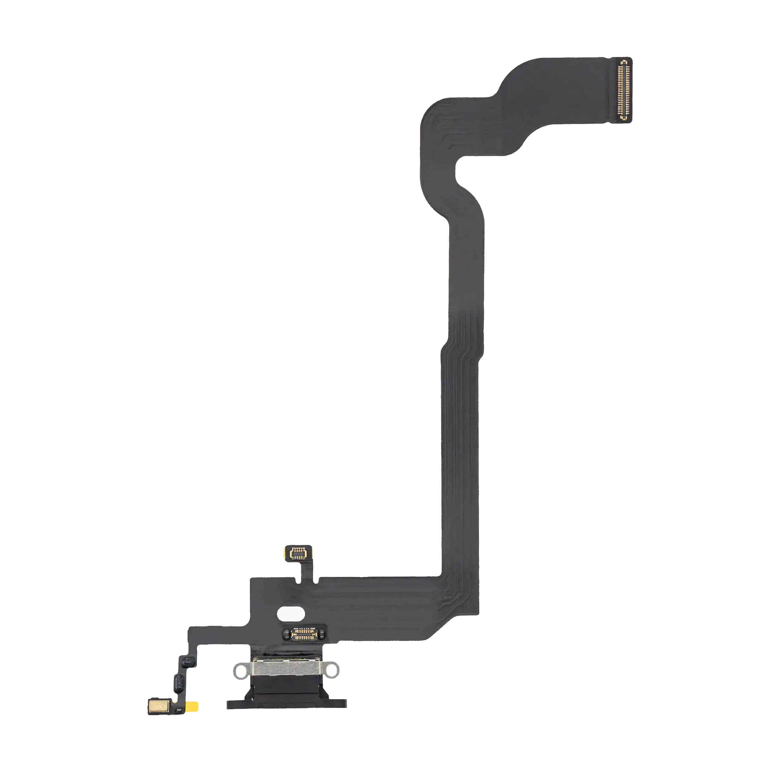 Charging Port Flex Cable For iPhone X (Premium) (Space Gray)