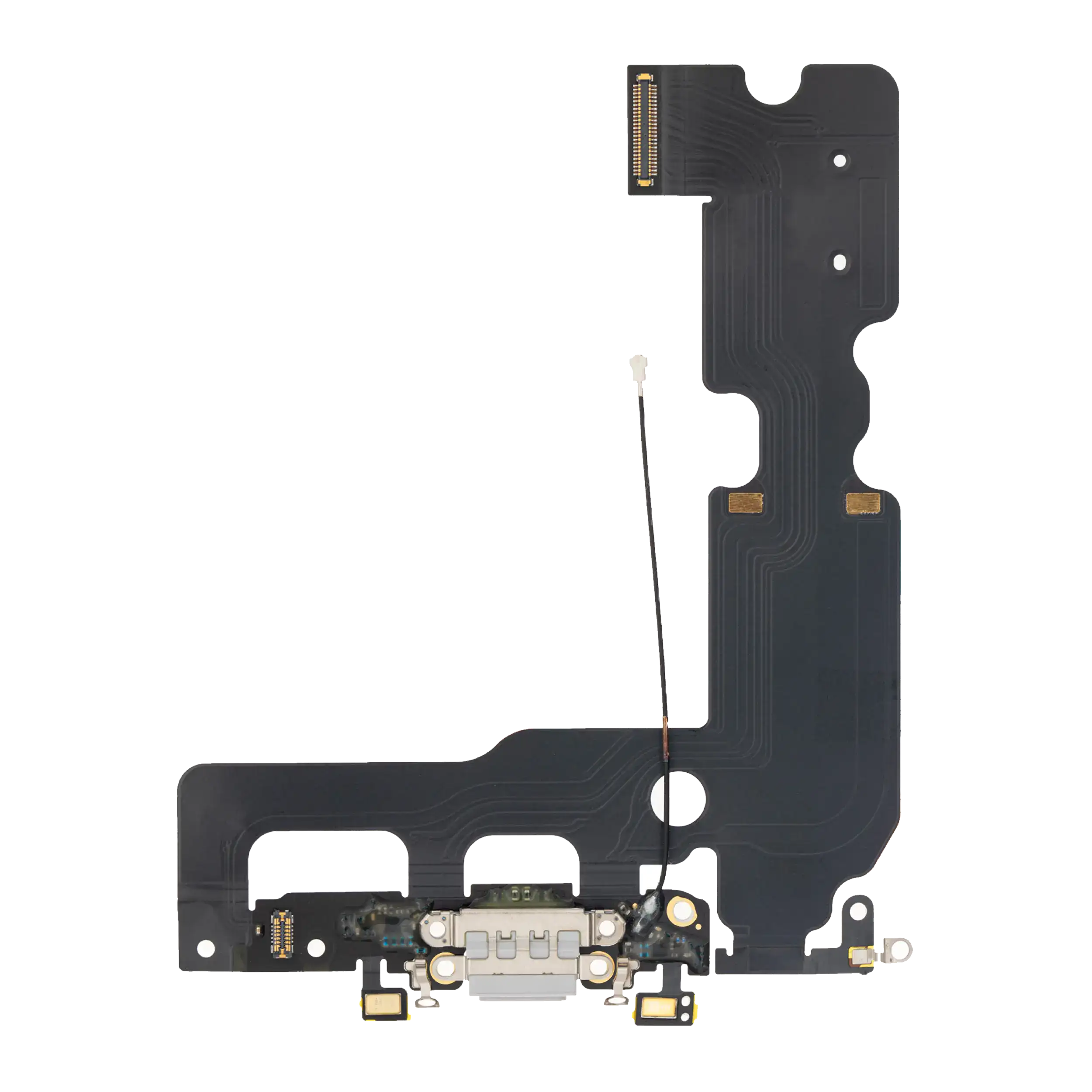 Charging Port Flex Cable For iPhone 7 Plus (Premium) (Silver)