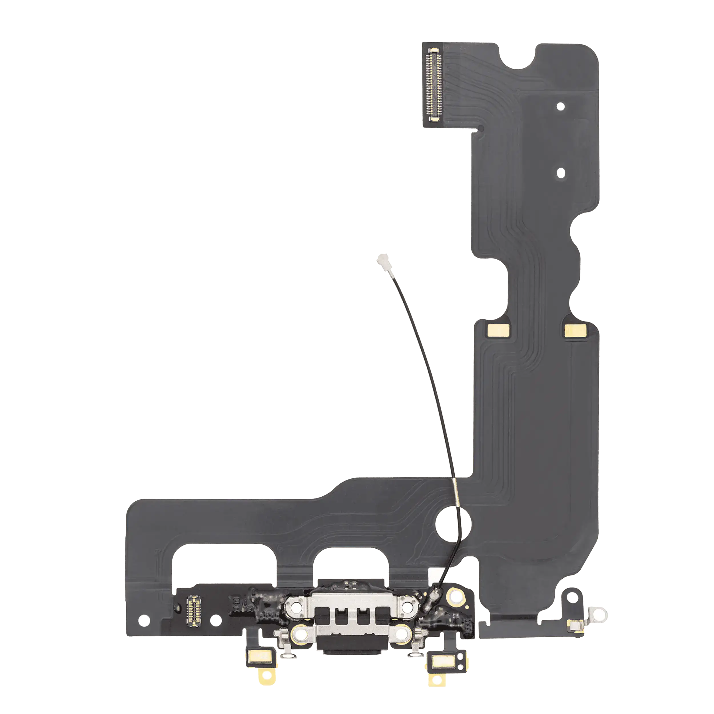 Charging Port Flex Cable For iPhone 7 Plus (Premium) (Jet / Matte Black)