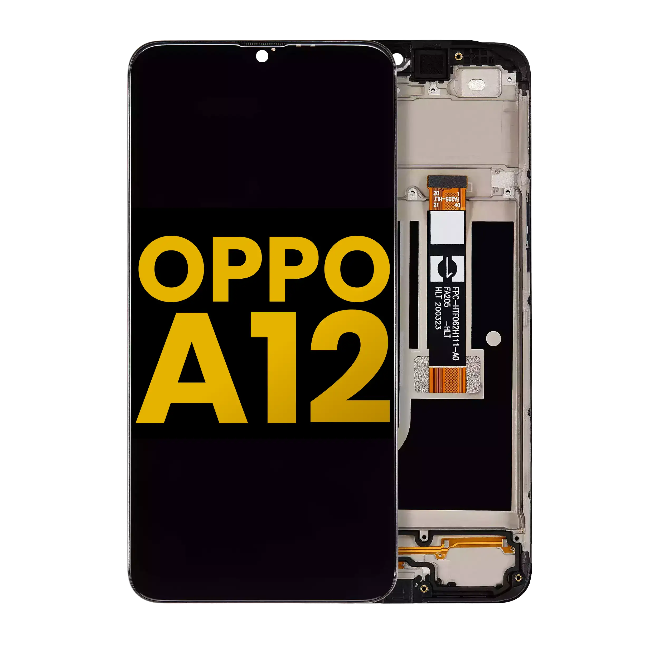 LCD Assembly With Frame For OPPO A12 (Refurbished) (All Colors)