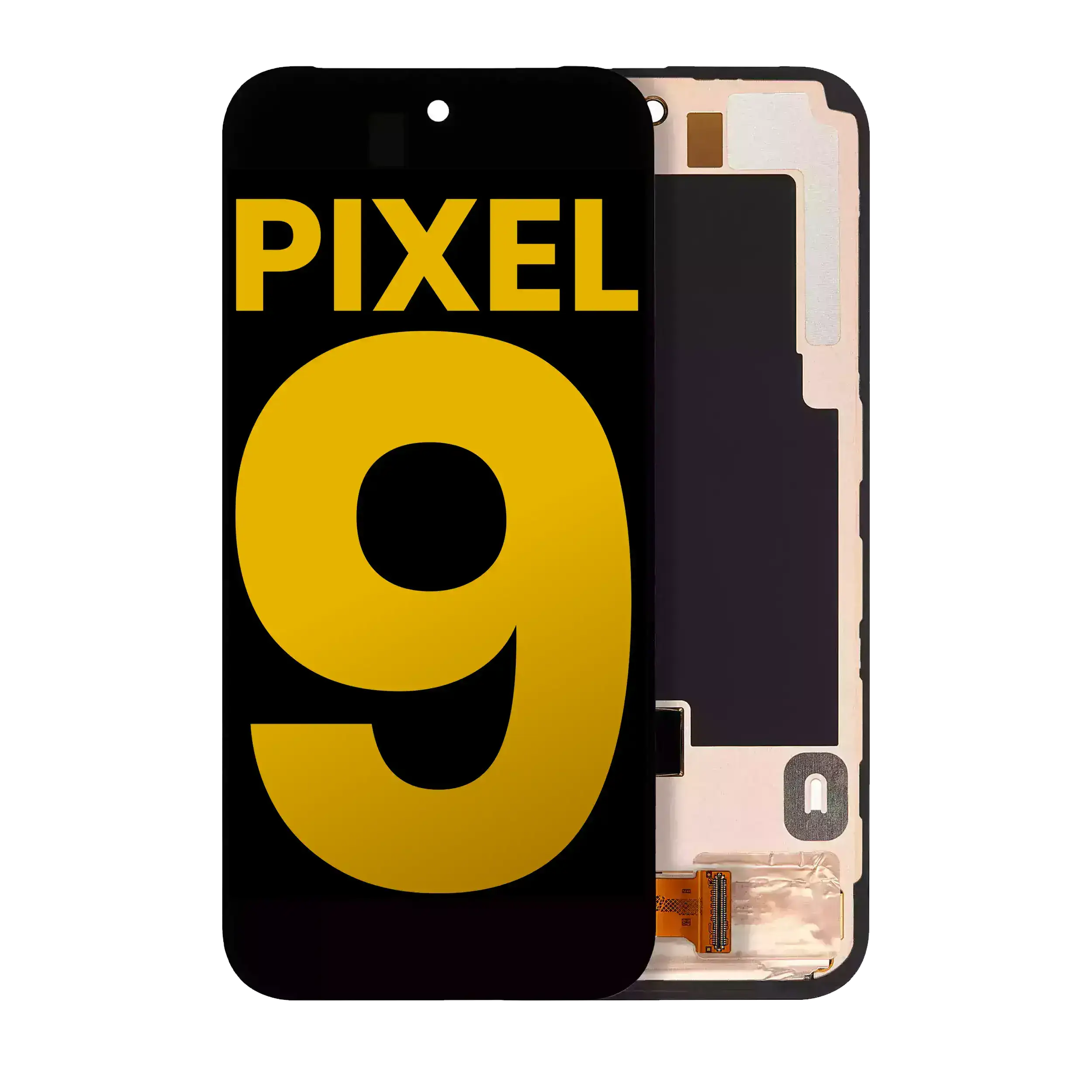 OLED Assembly With Frame (With Fingerprint Sensor) For Google Pixel 9 (Refurbished) (All Colors)