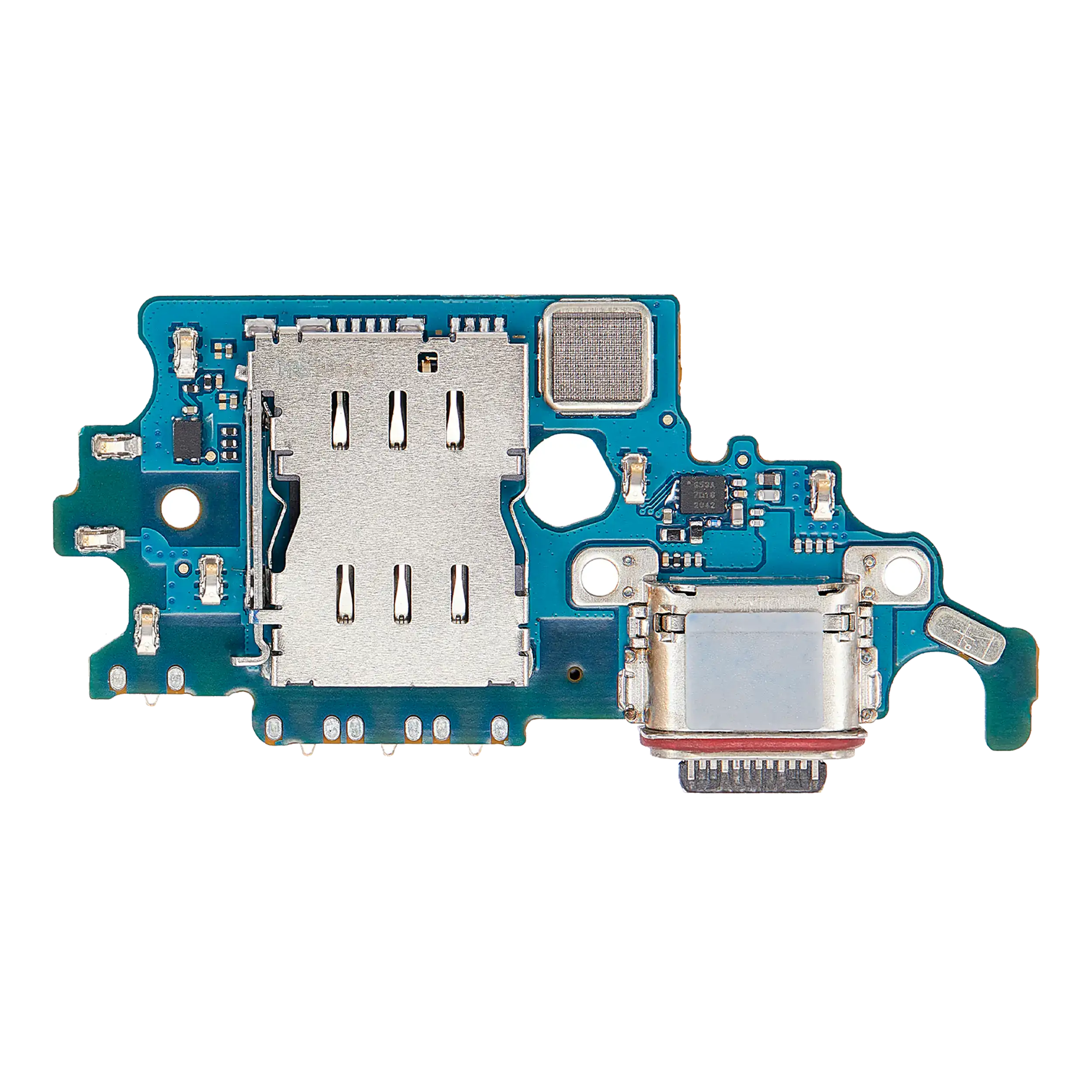Charging Port Board With Sim Card Reader For Samsung Galaxy S21 5G (G9910) (Asia Version) (Premium)