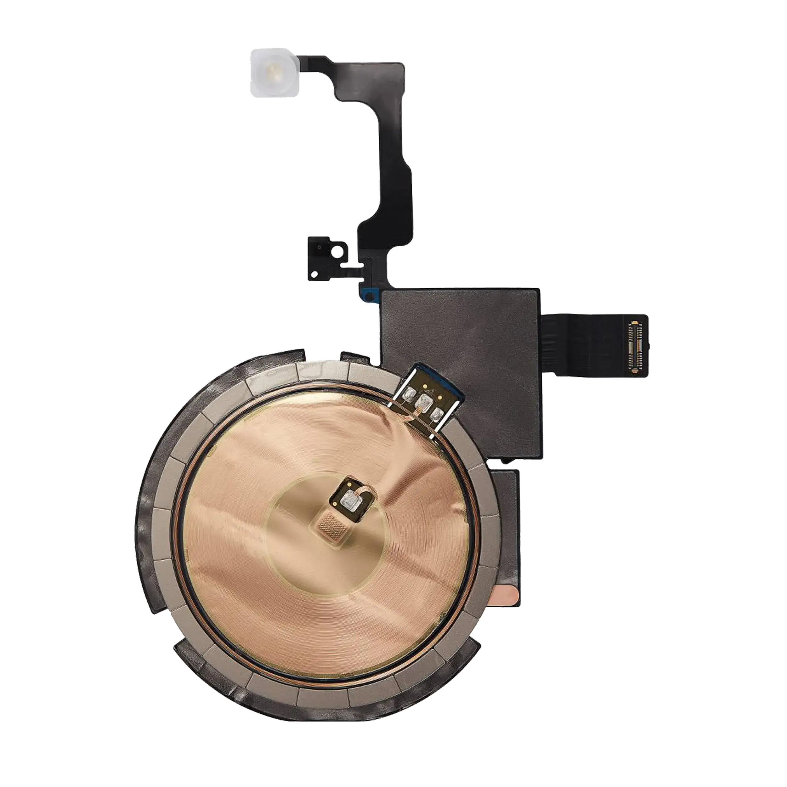 Wireless NFC Charging Flex With Flashlight Flex Cable For iPhone 15 Pro Max