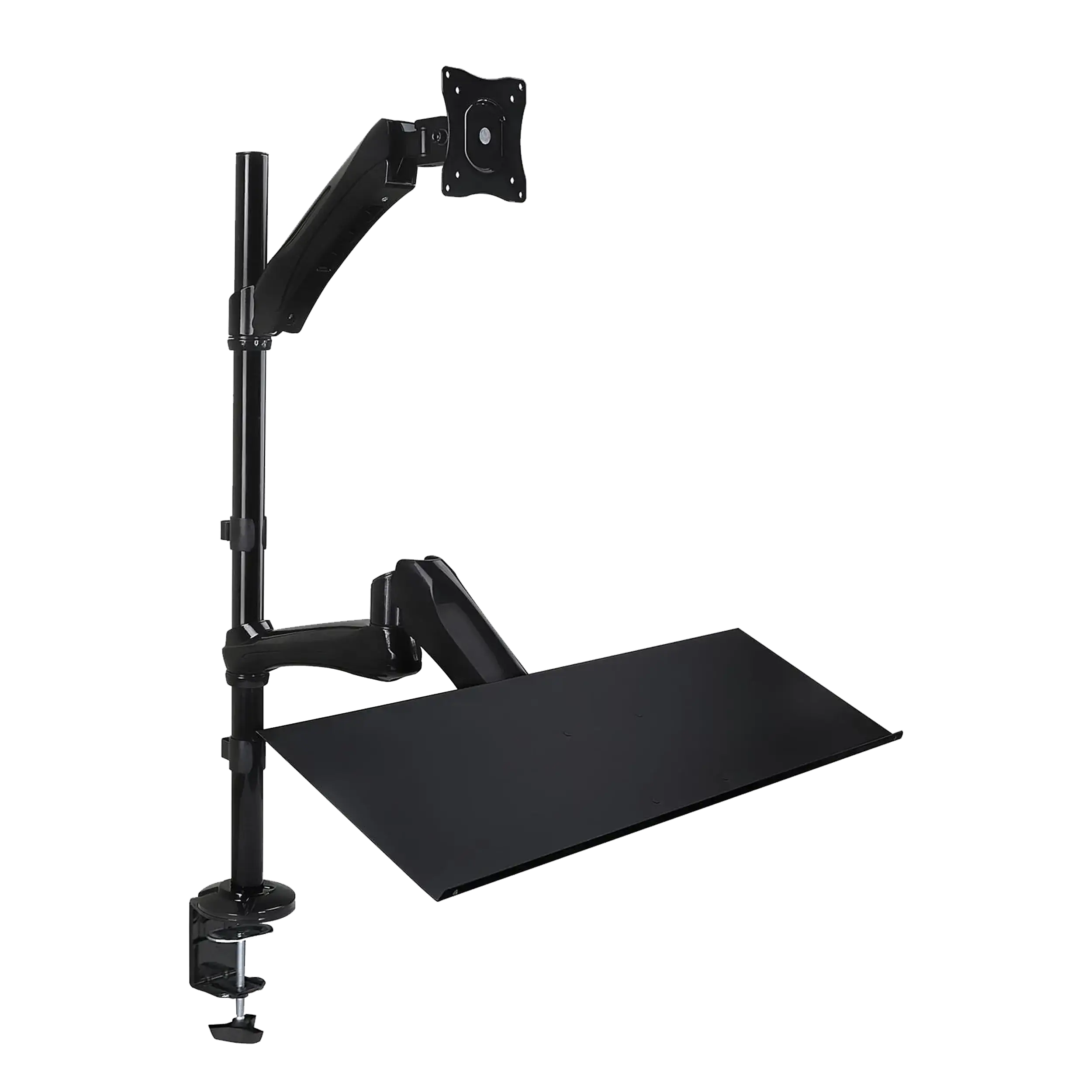 Height Adjustable Sit-Stand Desk Mount Workstation For Monitor And Keyboard MI-7921 (Mount-It)