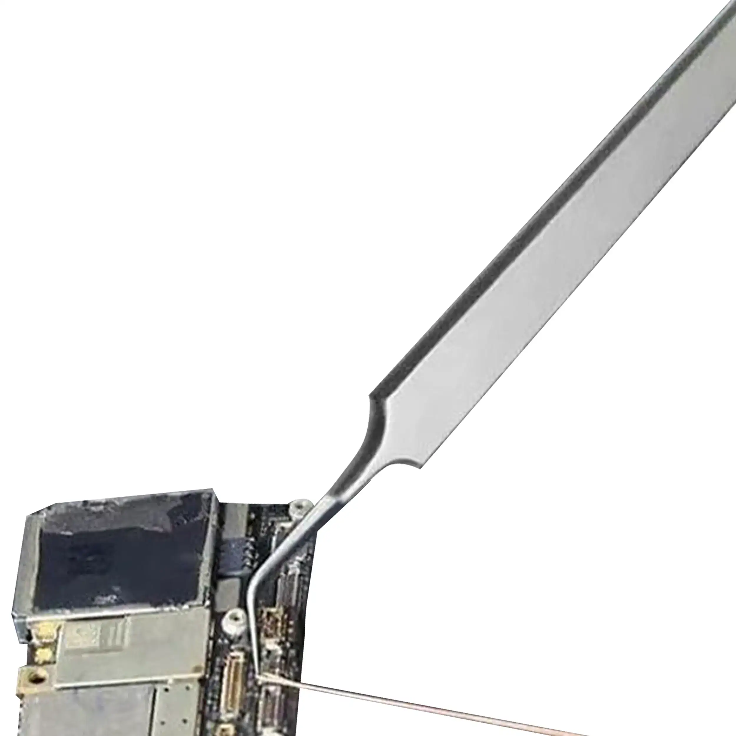 Micro Soldering Cuved Ultra-Fine Tip Tweezer (0.15mm) Non-Magnetic ESD Safe (PolarTronix)