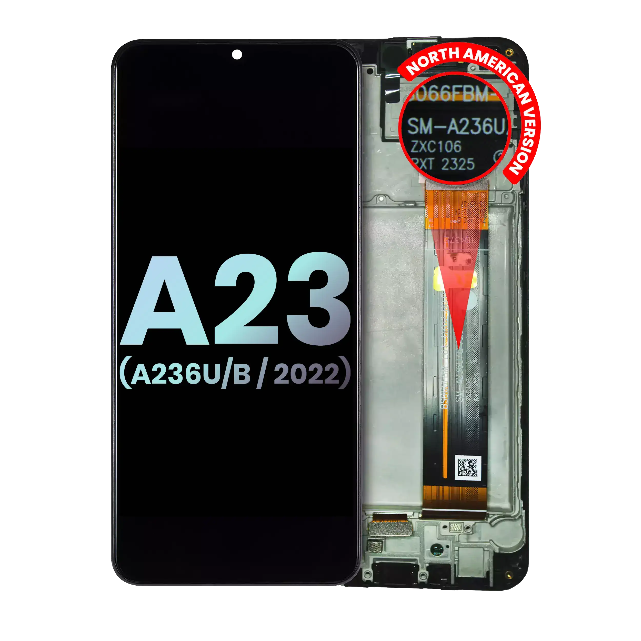 LCD Assembly With Frame For Samsung Galaxy A23 5G (A236U/B / 2022) (North American U/B Version) (Service Pack) (All Colors)