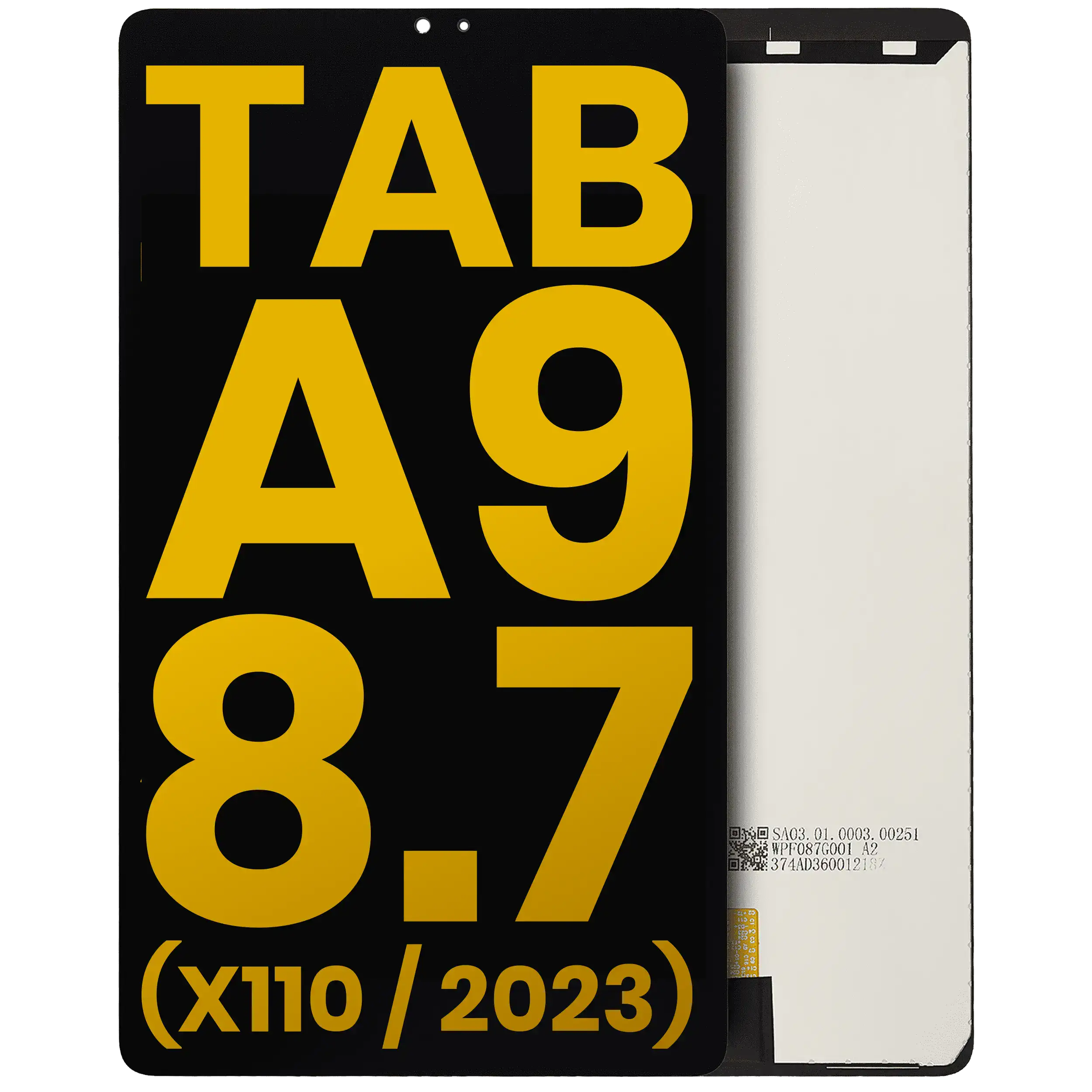 LCD Assembly Without Frame For Samsung Galaxy Tab A9 (X110) (2023) (WiFi Only) (Refurbished) (Black)