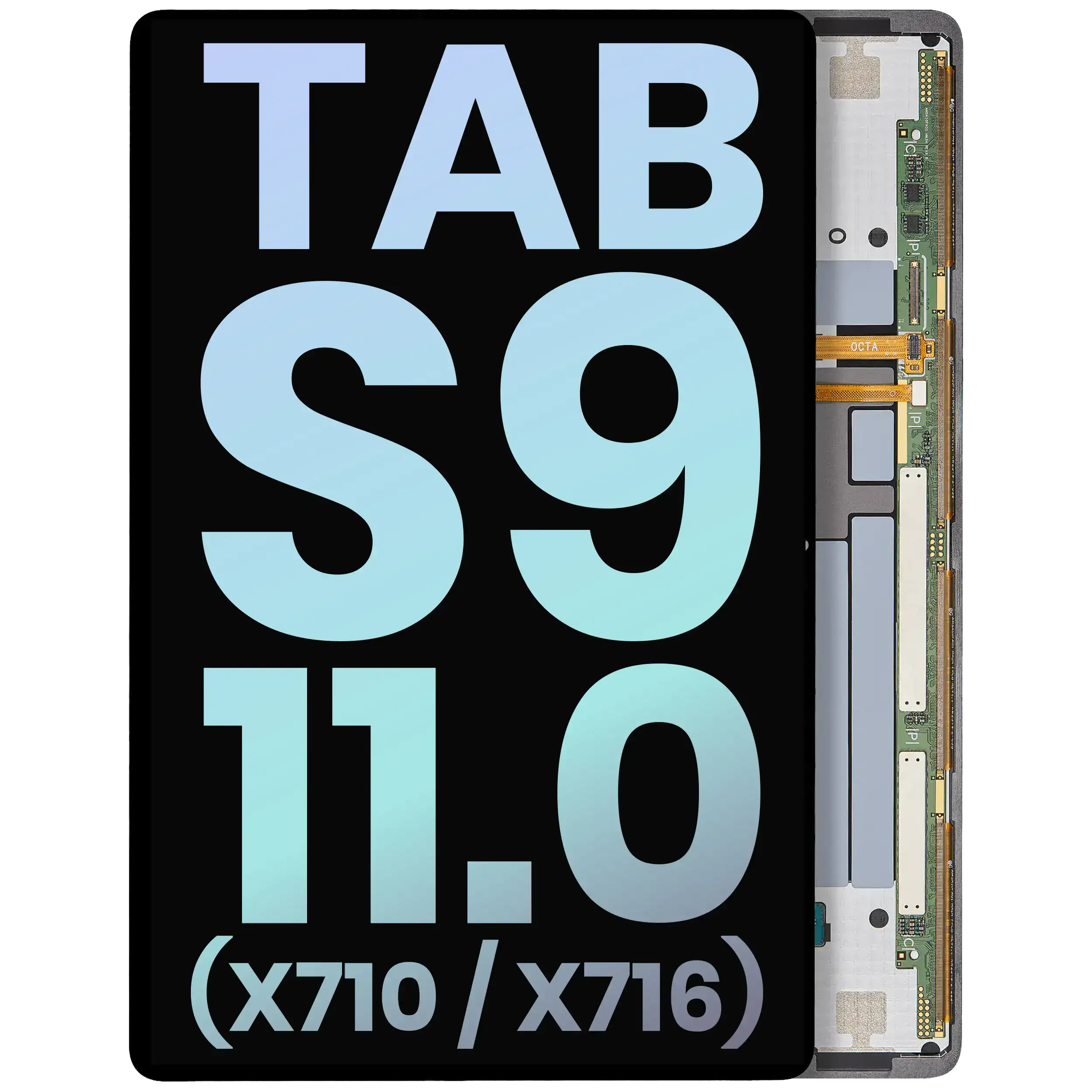OLED Assembly Without Frame For Samsung Galaxy Tab S9 11.0"  (X710 / X716) (2023) (Service Pack) (All Colors)