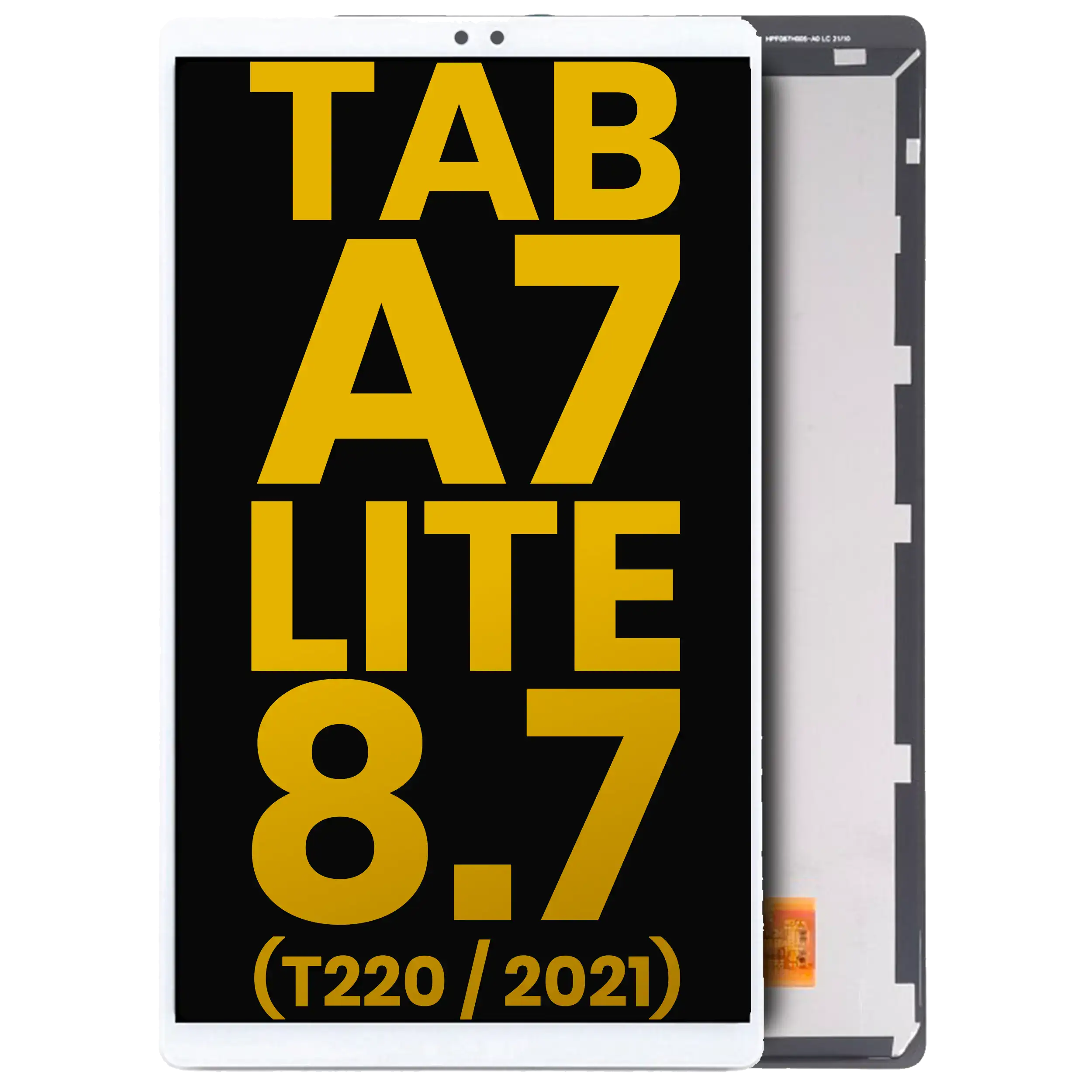 LCD Assembly Without Frame For Samsung Galaxy Tab A7 Lite 8.7" (2021) (T220) (WiFi Version) (Refurbished) (White)