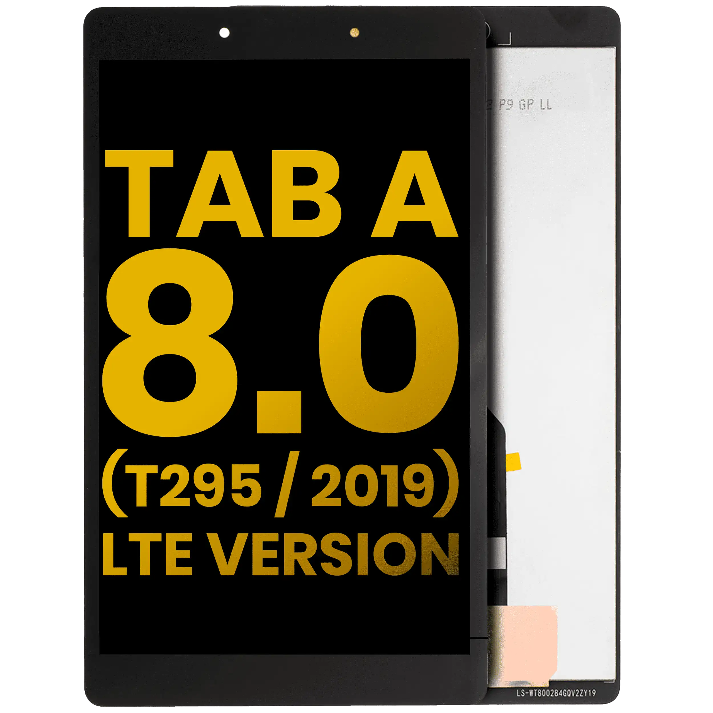 LCD Assembly Without Frame For Samsung Galaxy Tab A 8.0" (T295) (2019) (LTE Version) (Refurbished) (Black)