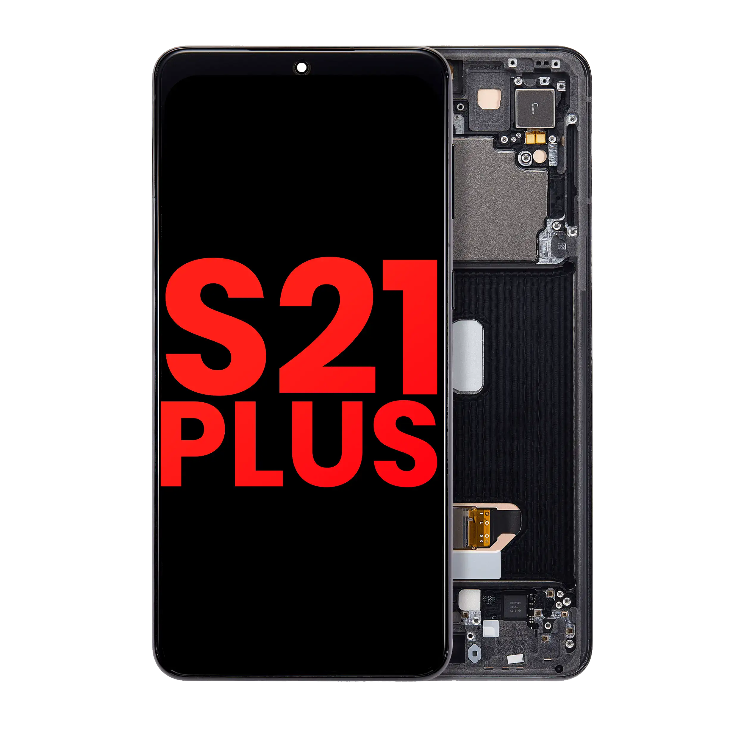 OLED Assembly With Frame For Samsung Galaxy S21 Plus 5G (Aftermarket Plus) (Phantom Black)