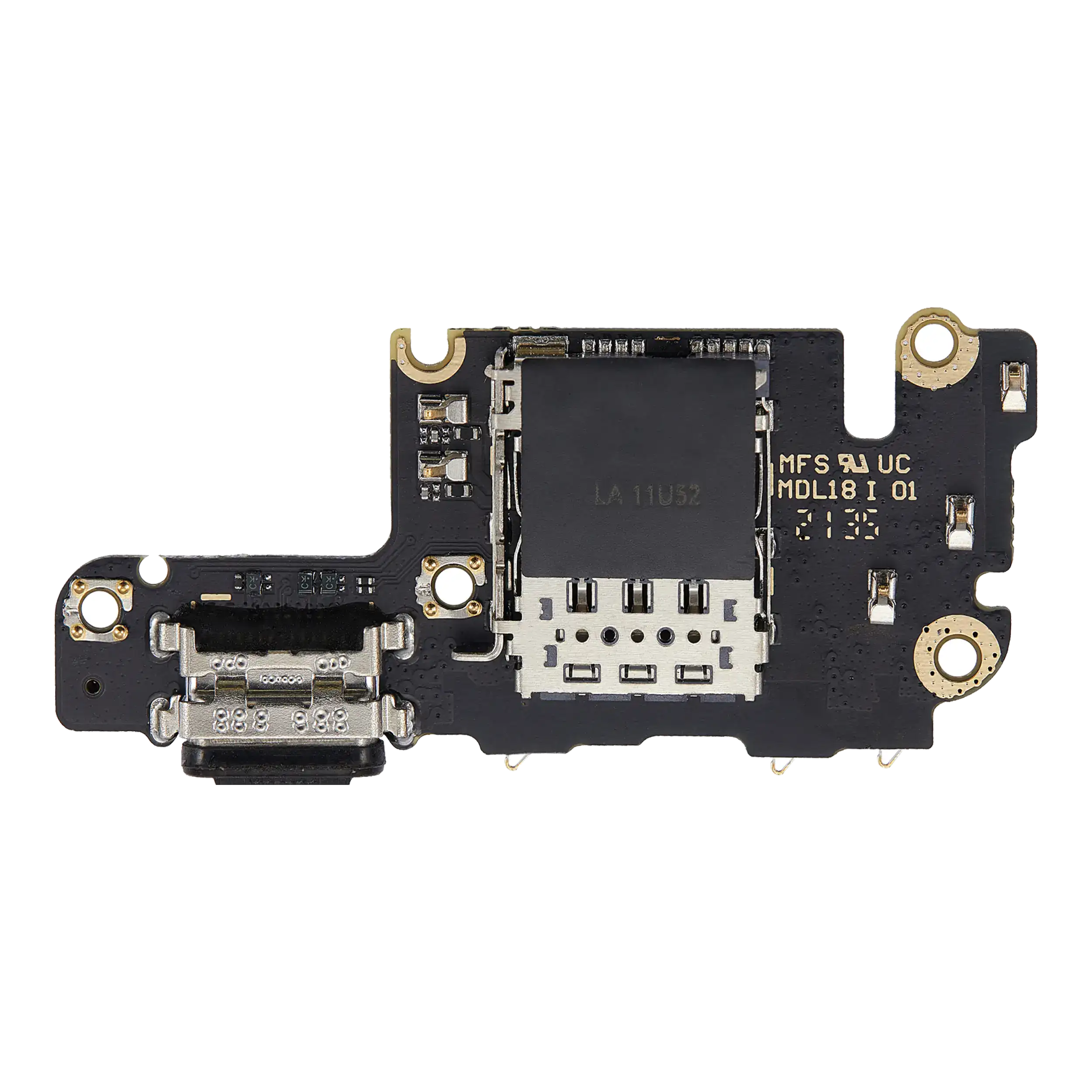 Charging Port Board With Sim Card Reader For Xiaomi Mi 10T Pro (Aftermarket Plus)