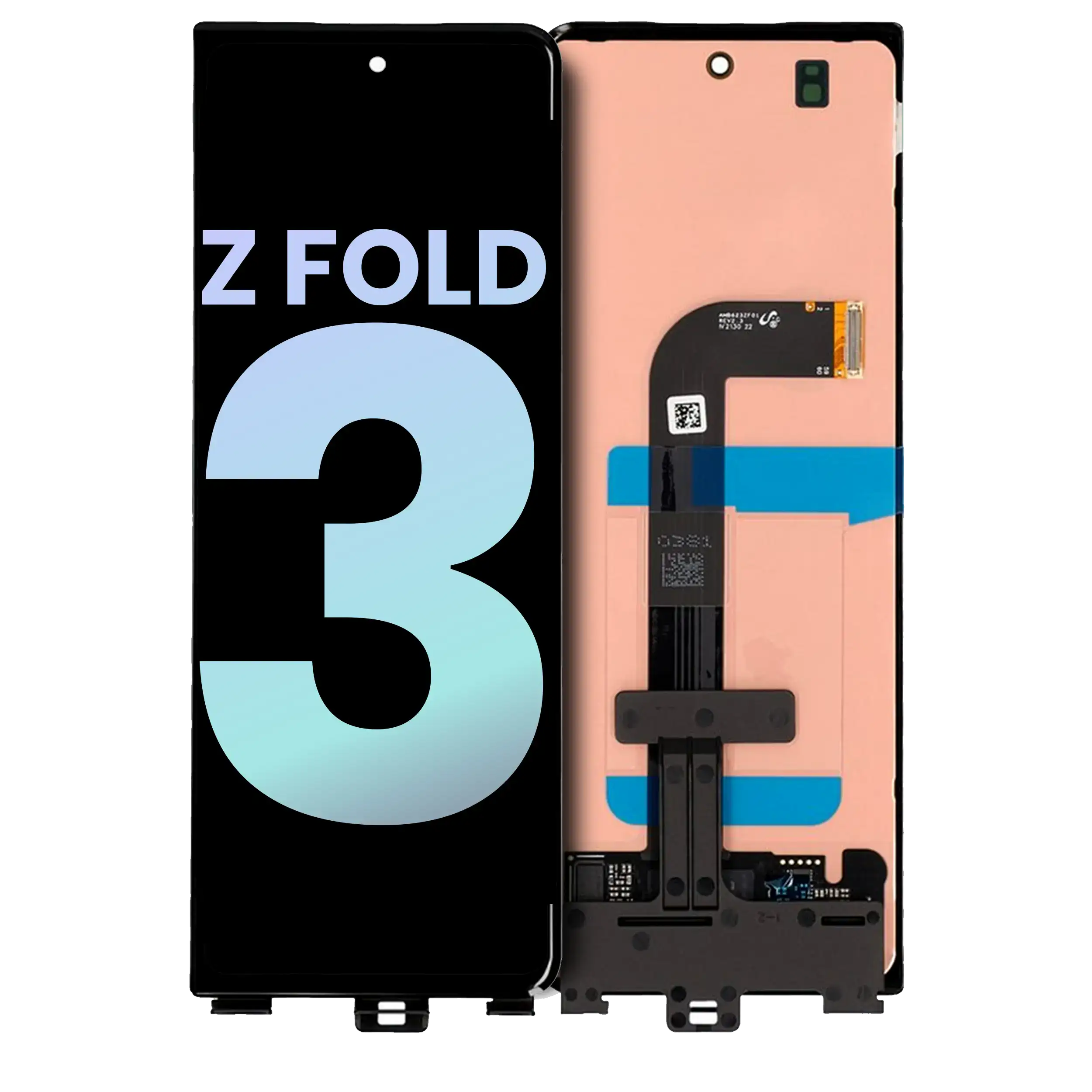 Outer OLED Assembly For Samsung Galaxy Z Fold 3 5G (Service Pack) (All Colors)