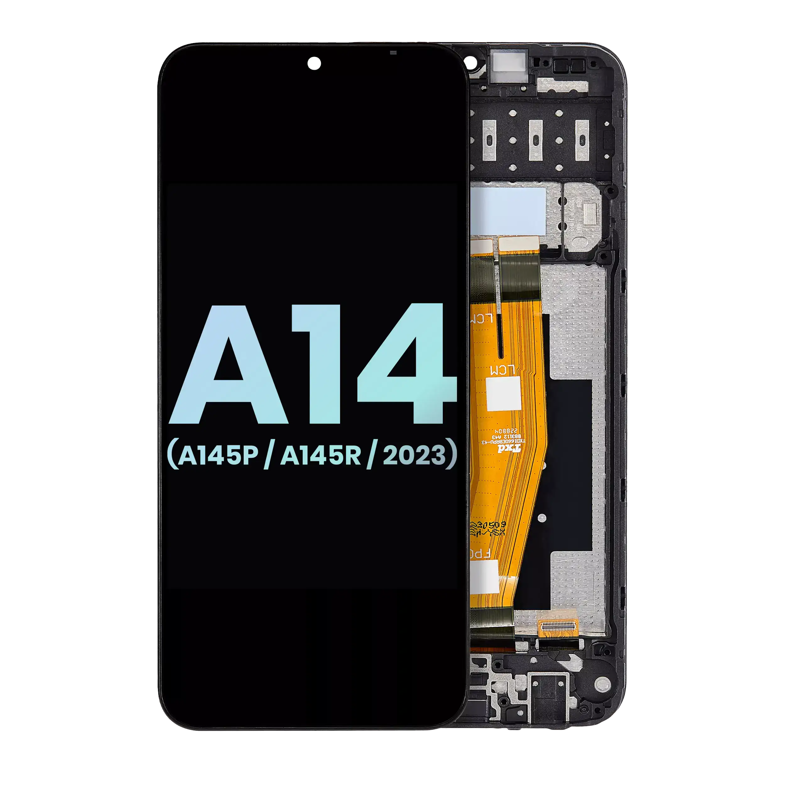 LCD Assembly With Frame For Samsung Galaxy A14 4G (A145P / A145R / 2023) (Service Pack) (All Colors)