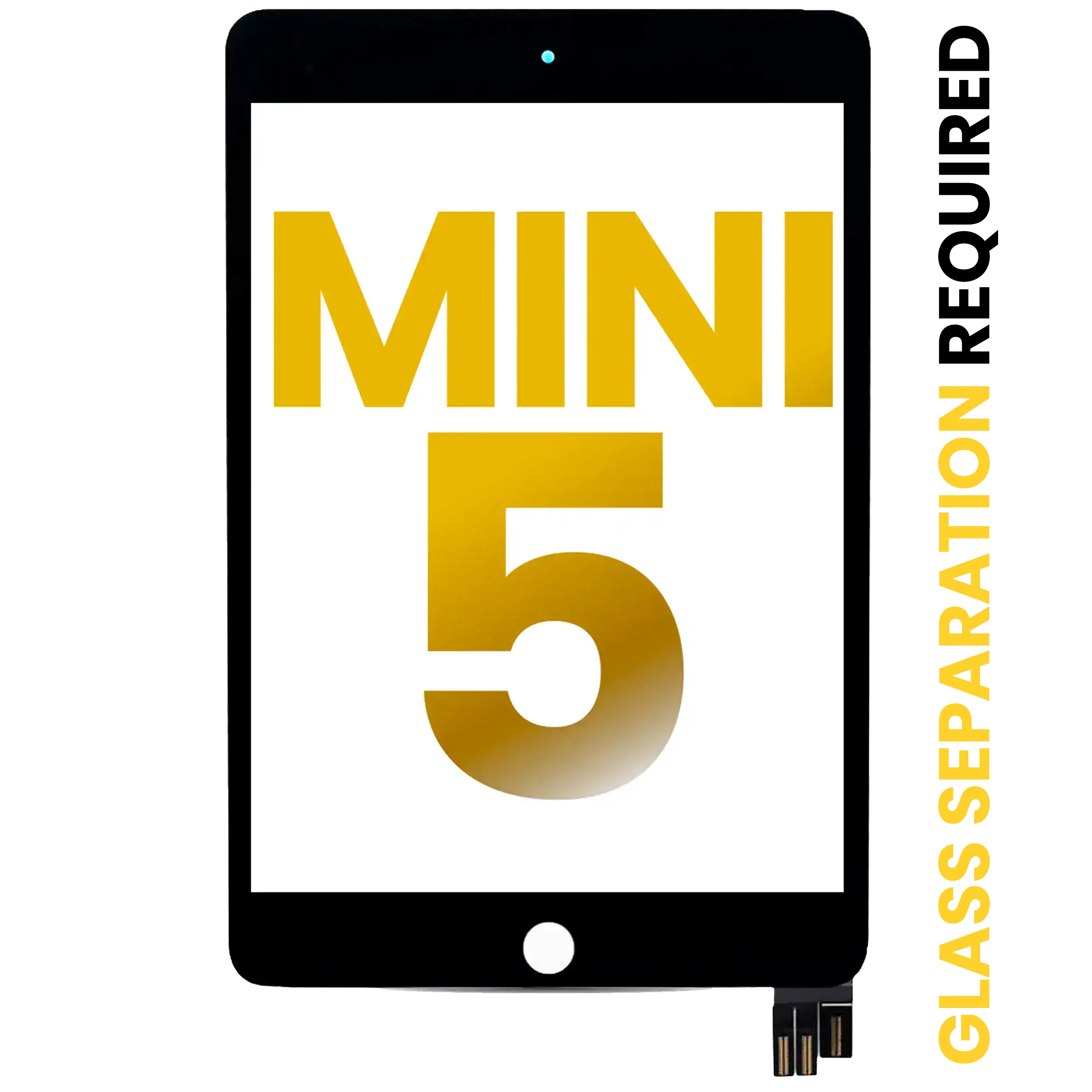 Digitizer For iPad Mini 5 (Glass Separation Required) (Premium) (Black)