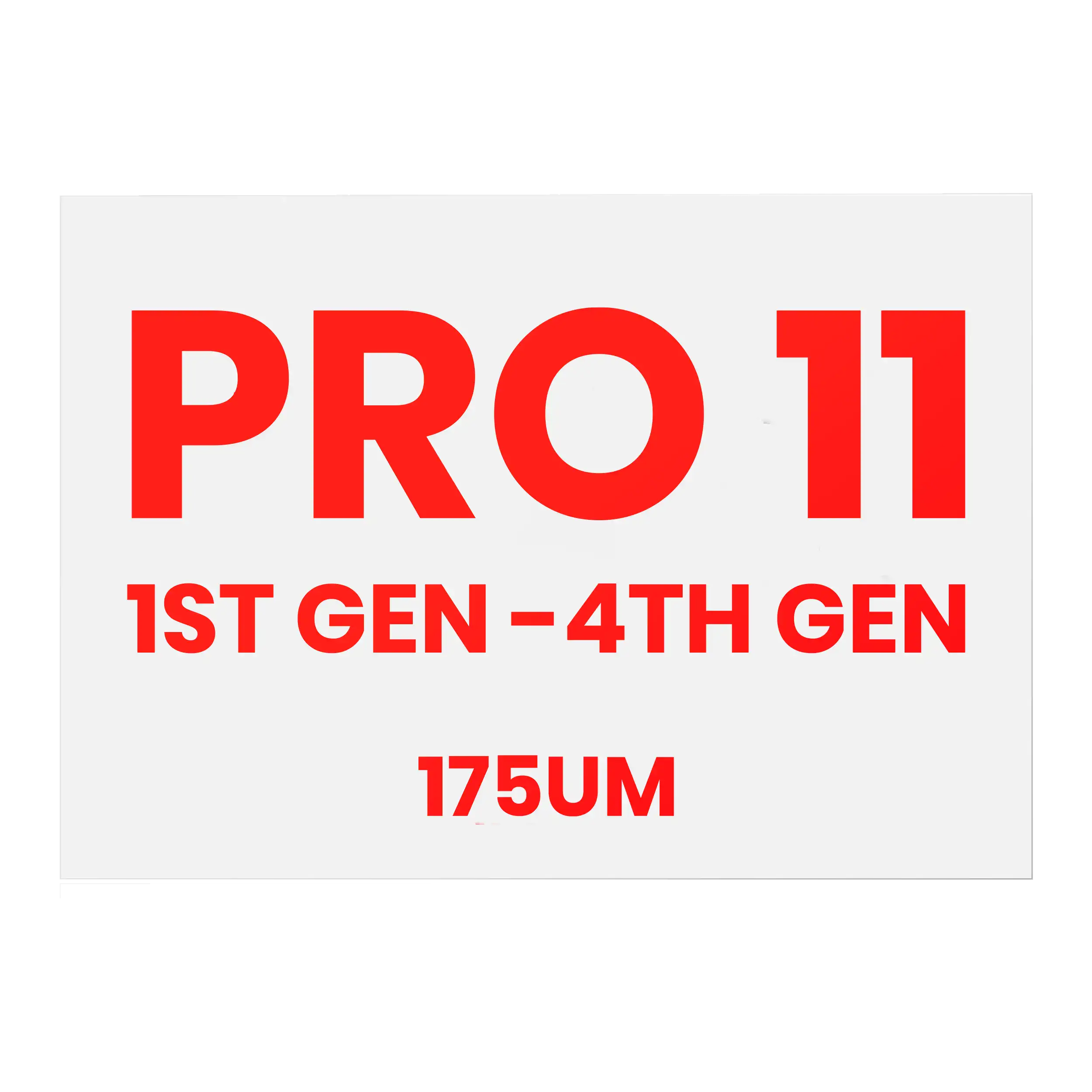 OCA Film Lamination For iPad Pro 11" 1st Gen (2018) / Pro 11" 2nd Gen (2020) / Pro 11" 3rd Gen (2021) / Pro 11" 4th Gen (2022) (175um) (10 Pack)