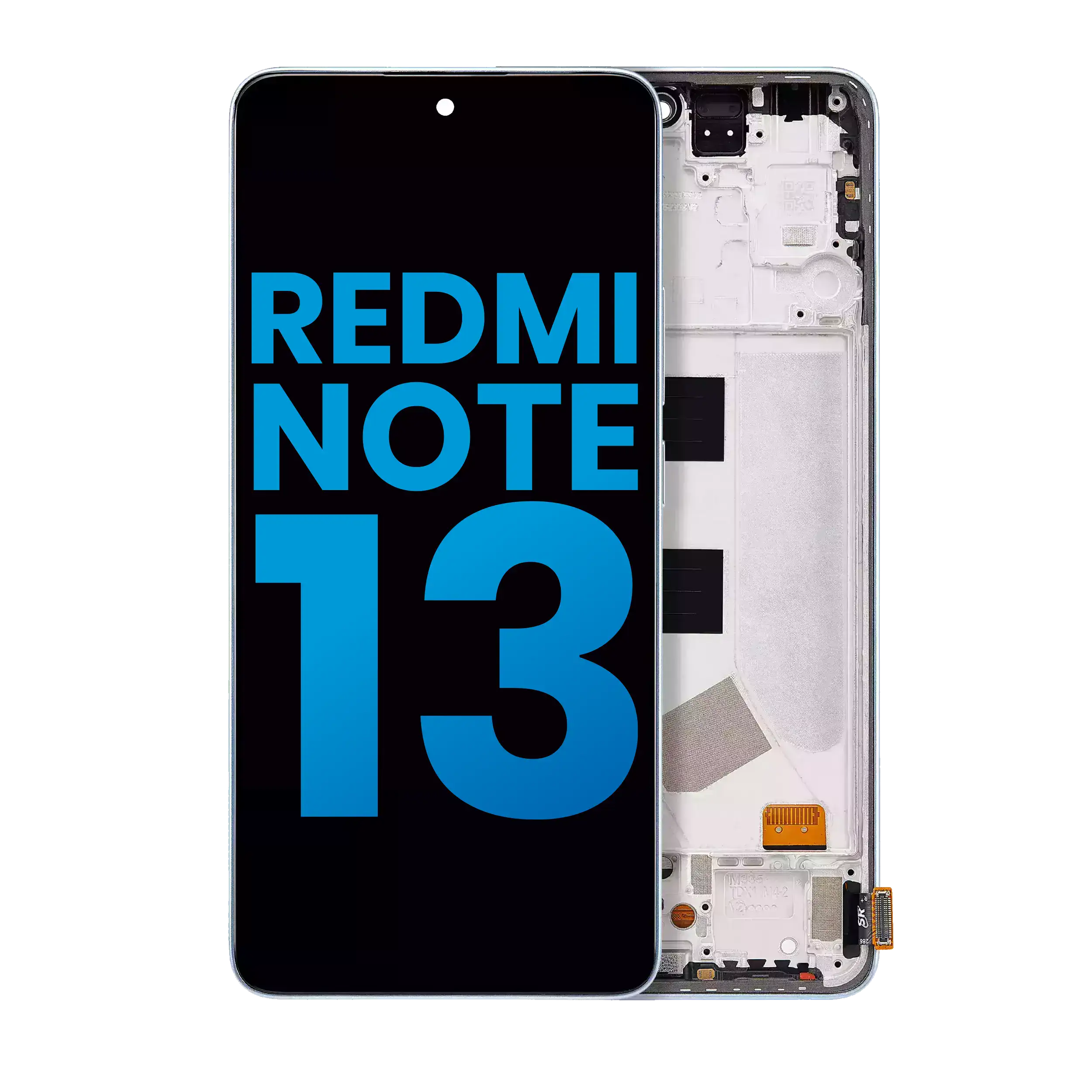 LCD Assembly With Frame For Xiaomi Redmi Note 13 4G  (Aftermarket: Incell) (Ice Blue)