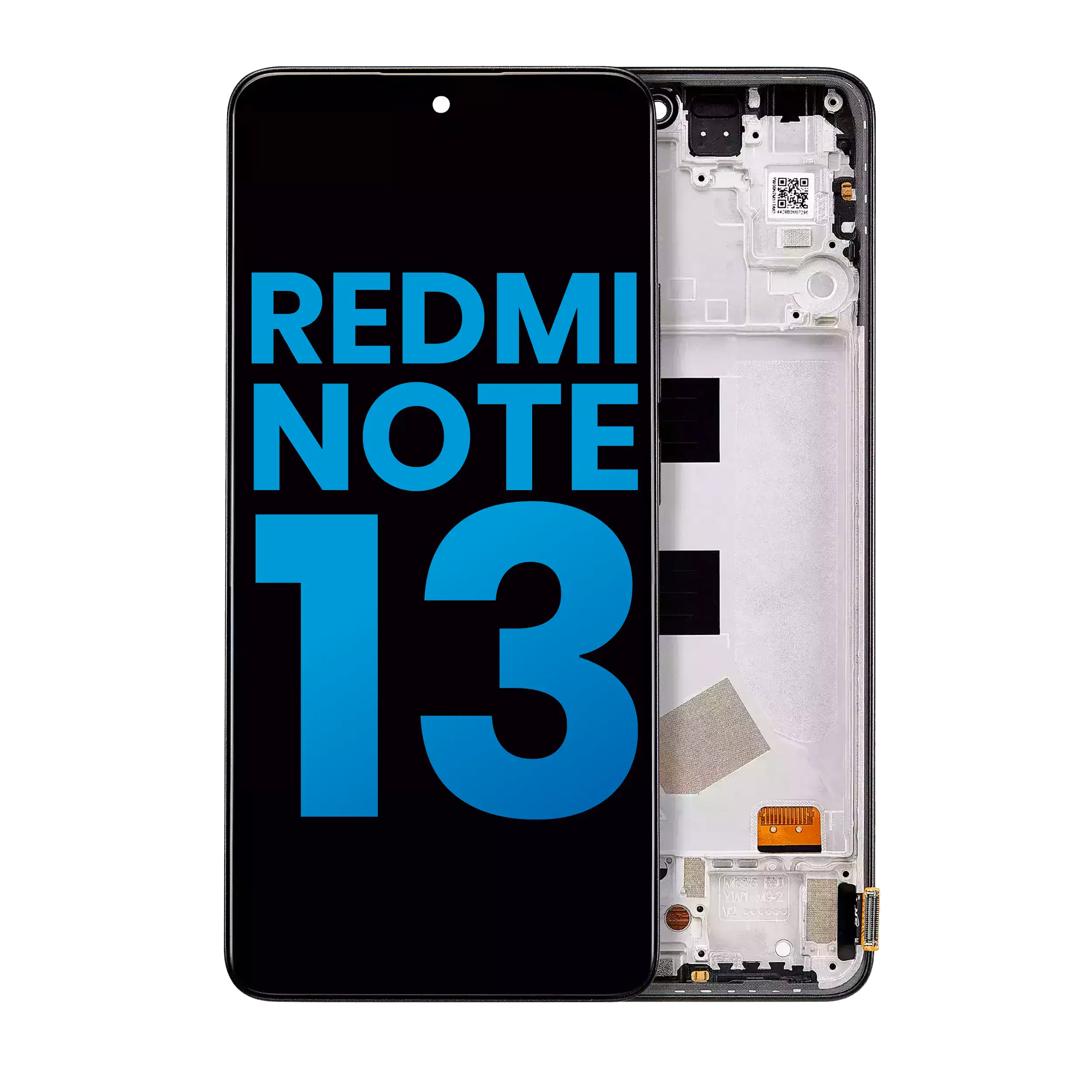 LCD Assembly With Frame For Xiaomi Redmi Note 13 4G  (Aftermarket: Incell) (Midnight Black)
